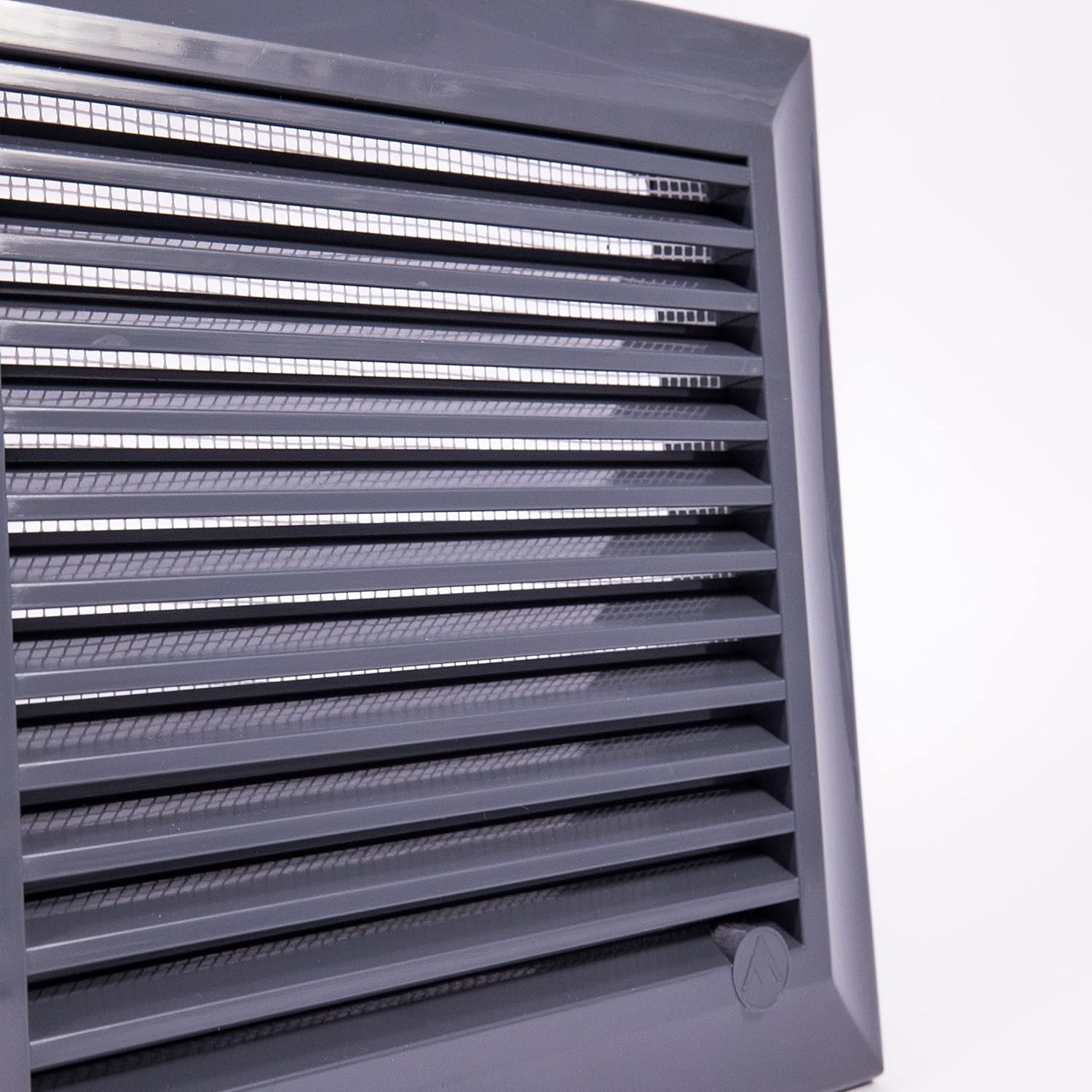 Louvre Vent Graphite Duo Smart 135G 135mm With Fly Mesh
