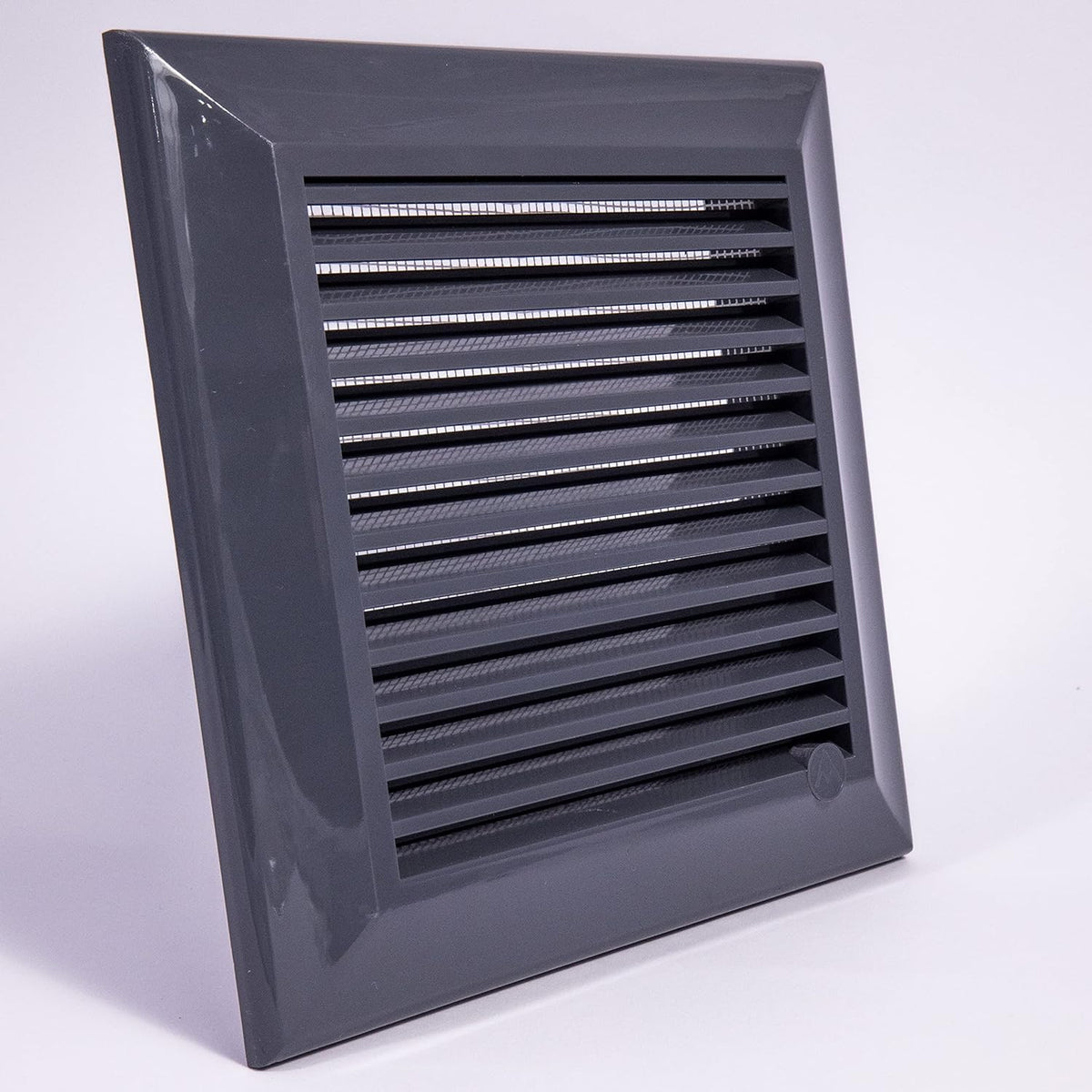 Louvre Vent Graphite Duo Smart 140/210 140mm X 210mm With Fly Mesh