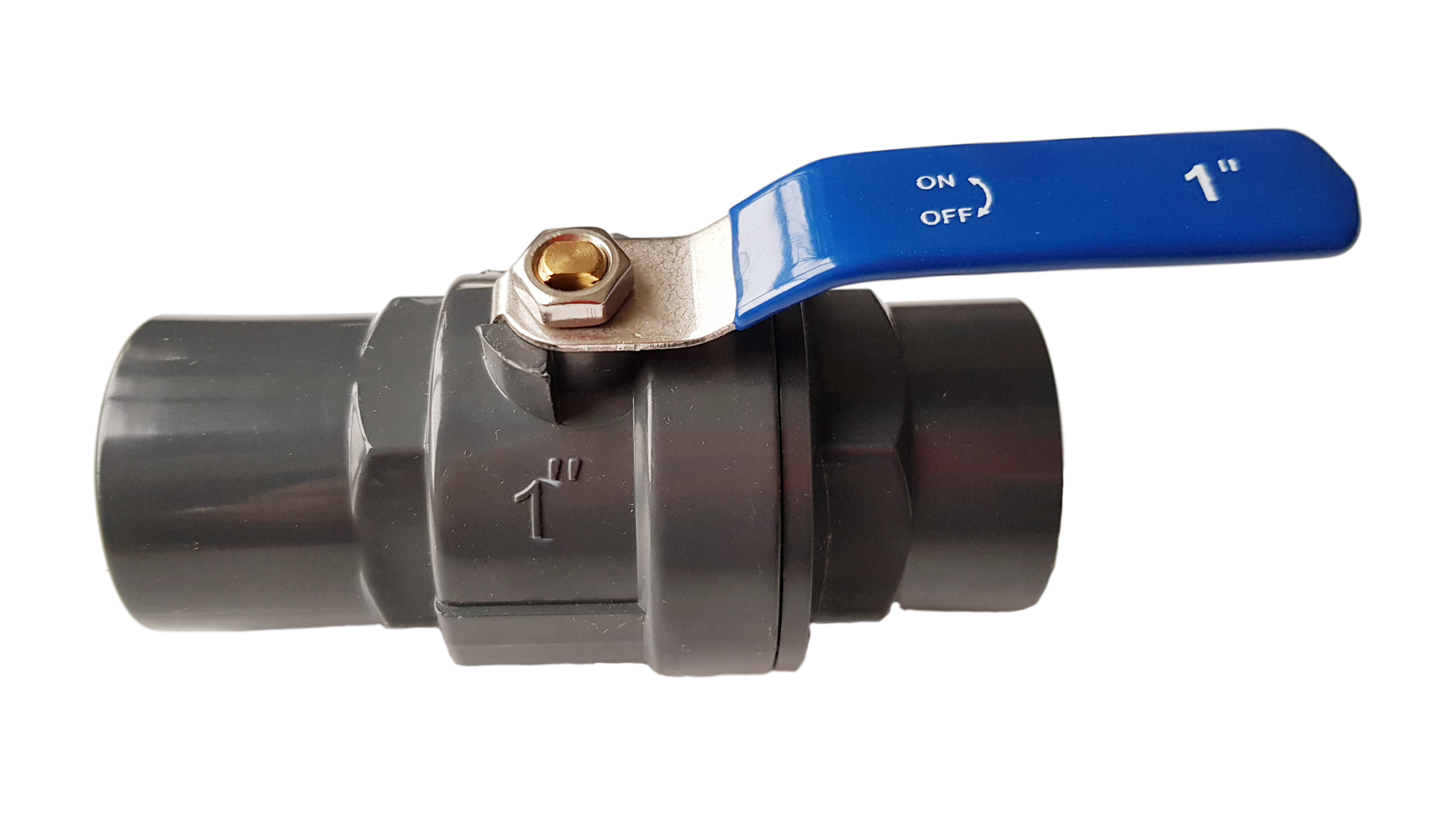 PP 1" BSPF Stopcock with Stainless Steel Ball Valve and Handle