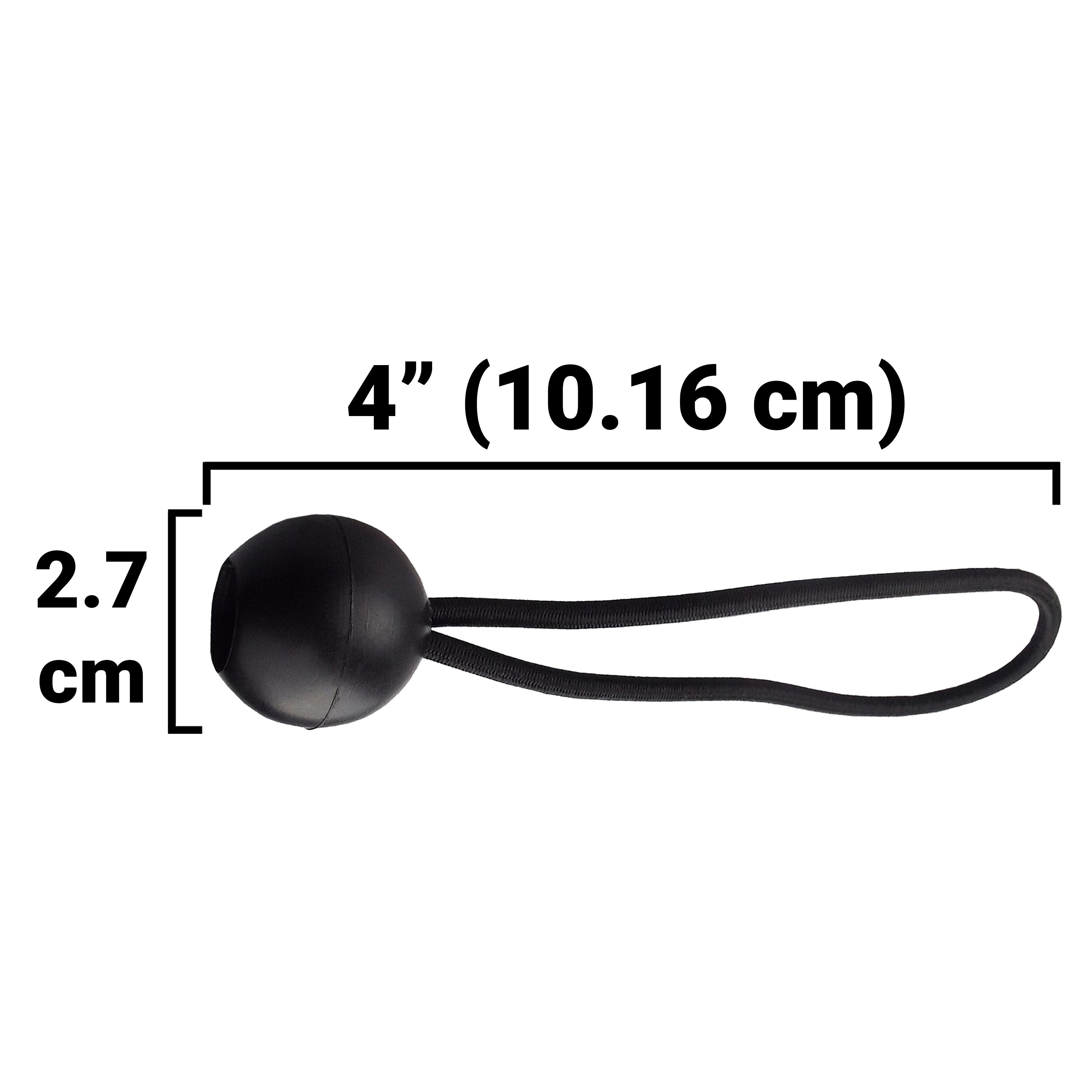 Blue S-Grade Tarpaulin with 10 x Bungee Balls (Black)
