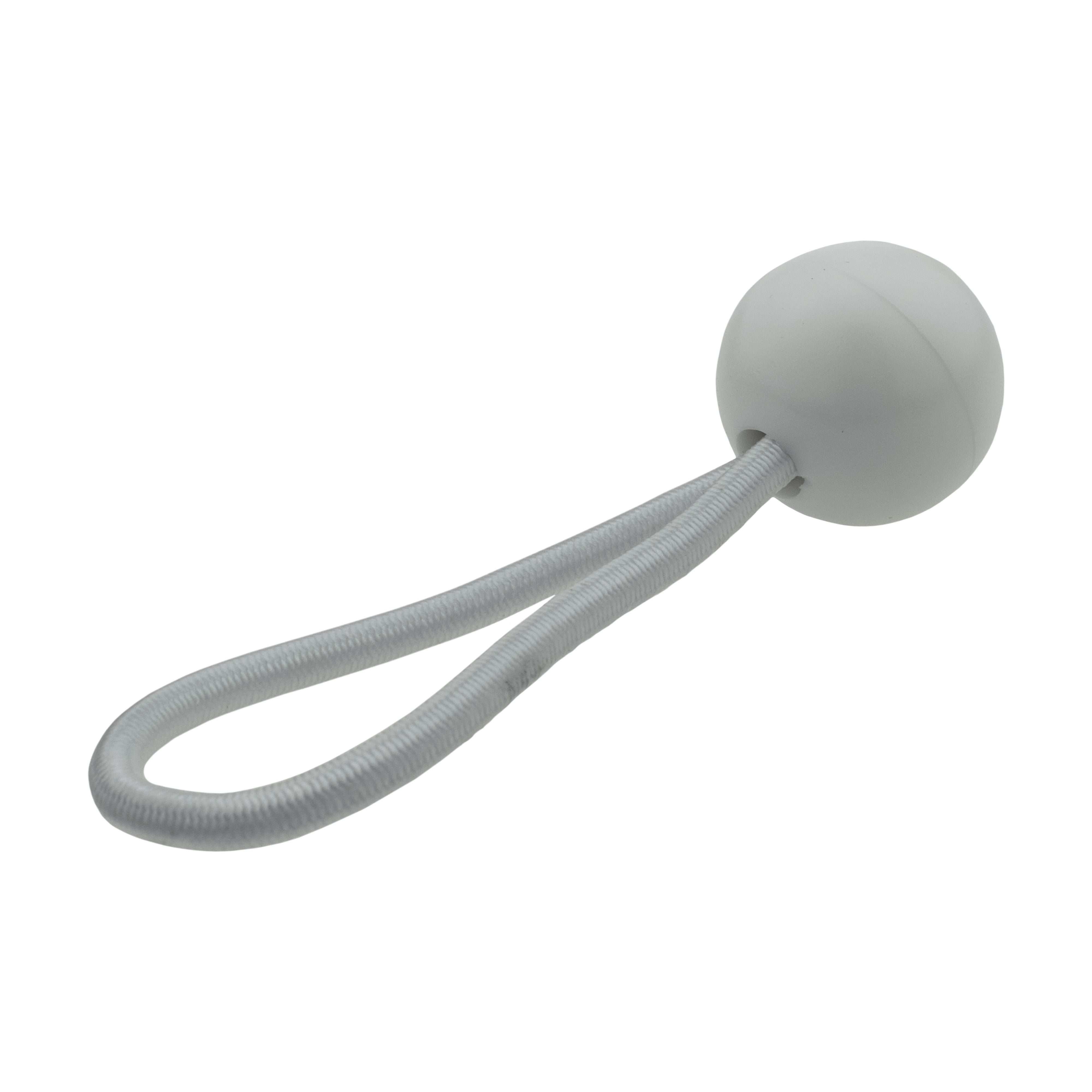 Clear M-Grade Tarpaulin with 20 x 4" Bungee Balls (White)