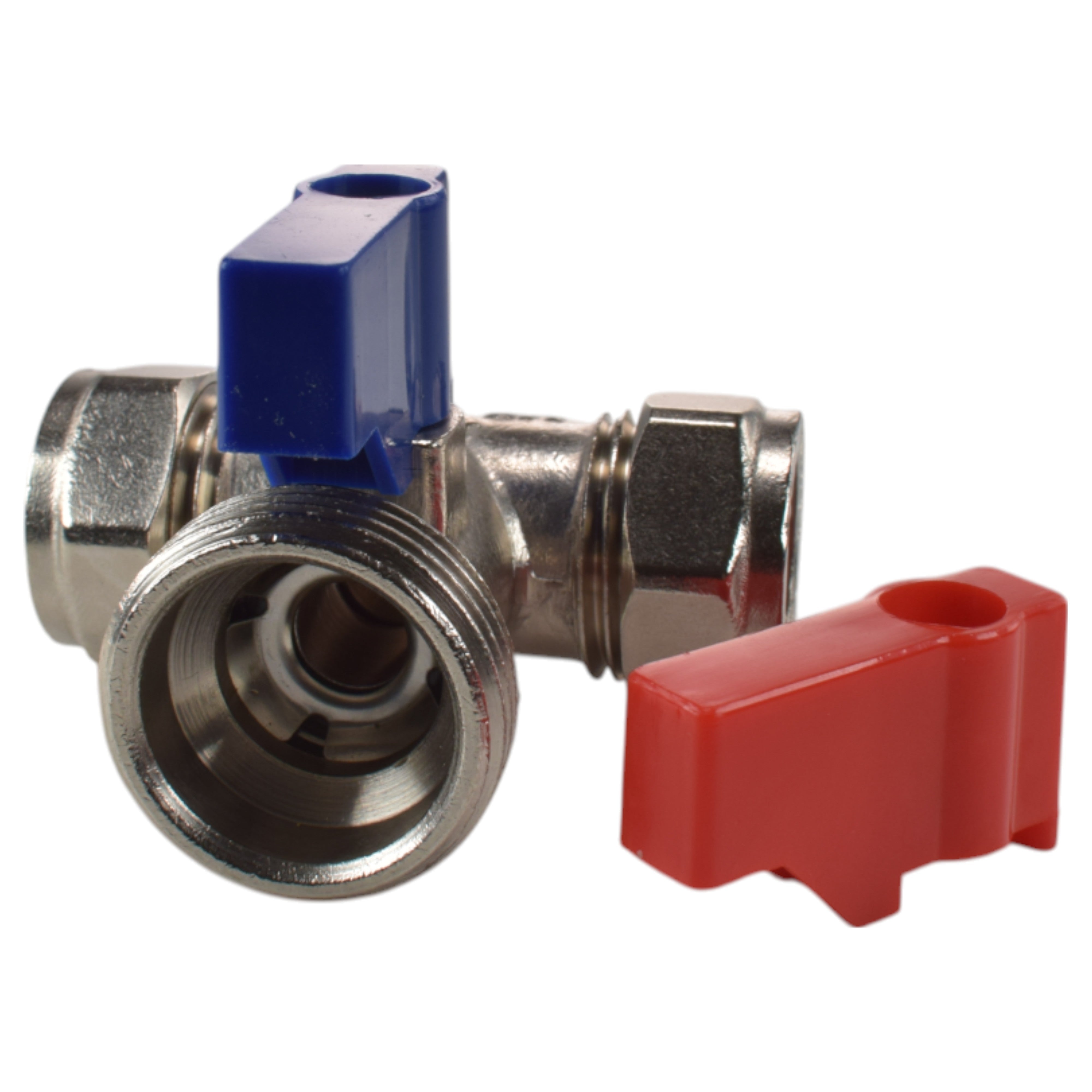 Polished Brass 13mm Barb Tap STANDARD Connection Kit x2