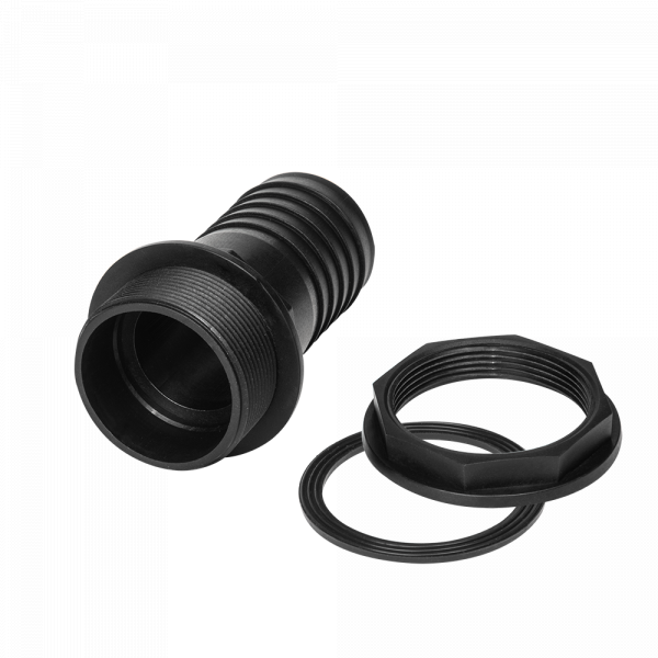 Tank Connector with Washer & Nut 1.5"BSPM - 1.5" Barb
