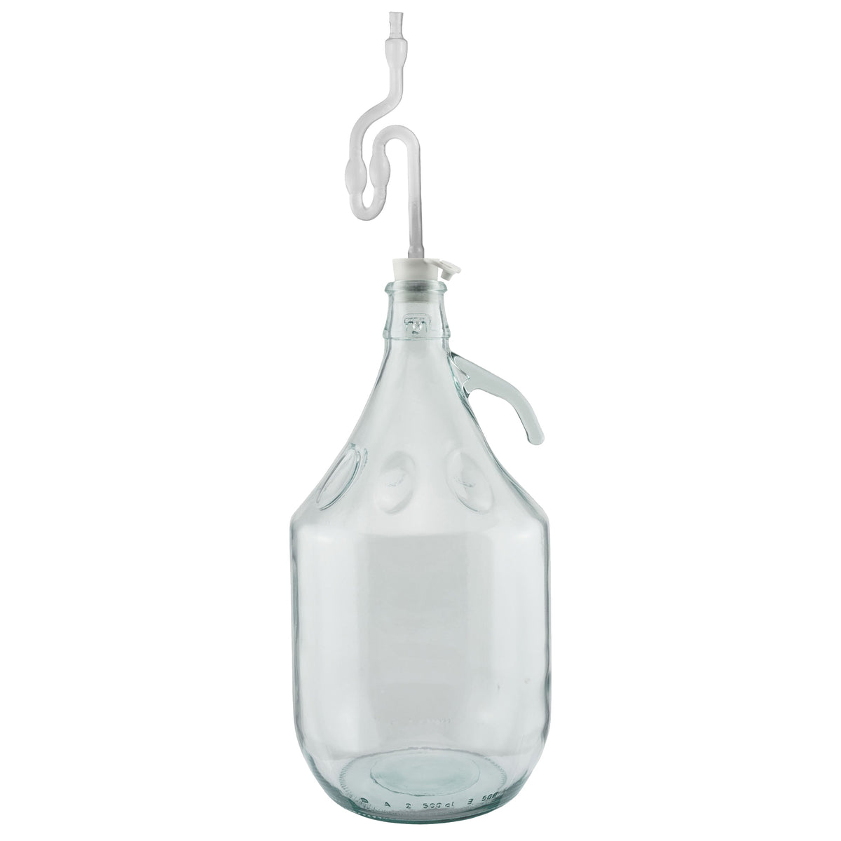 Glass Demijohn 5L 6 Pack Plain With Airlock & Bung