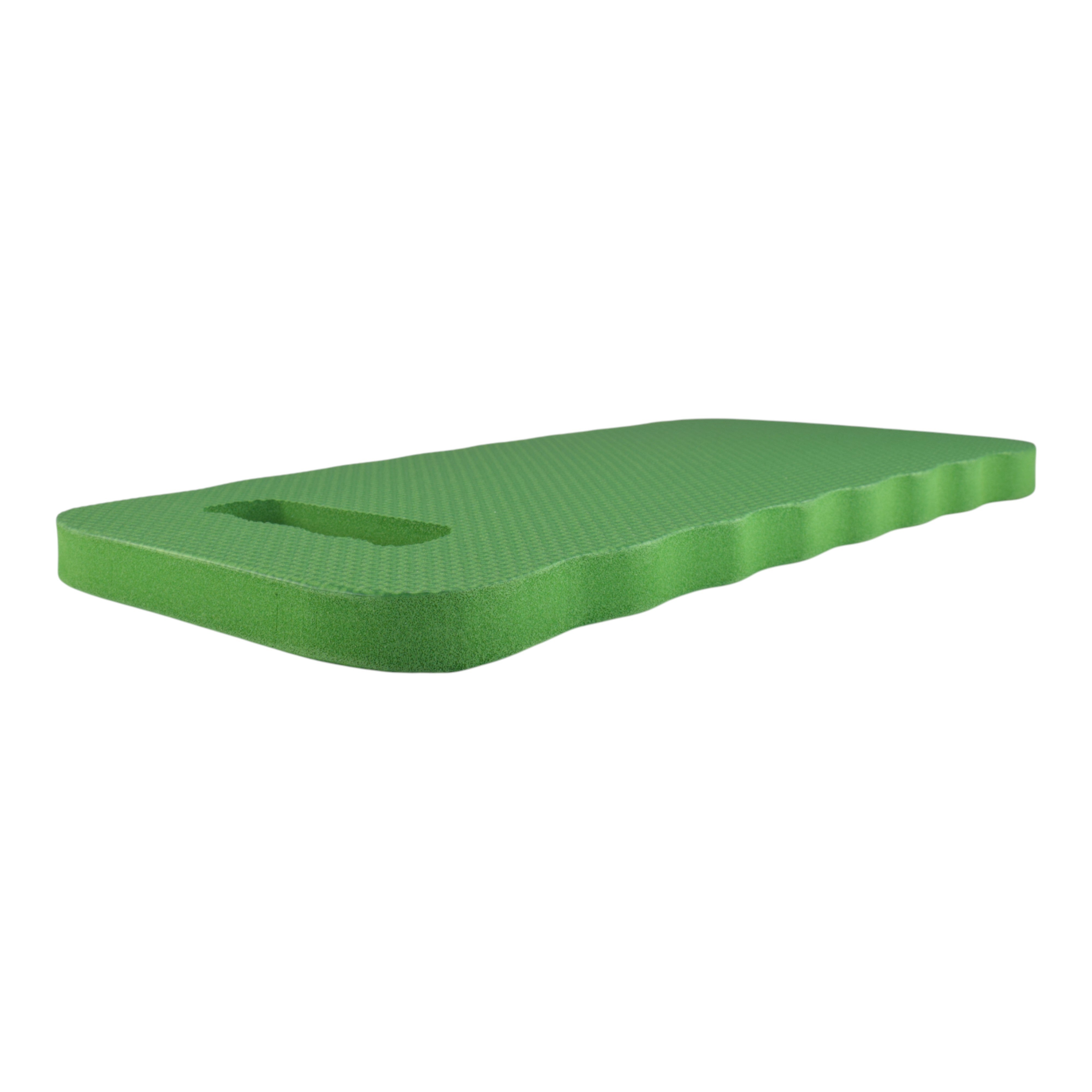 Digger-Hoe Garden Tool with Multifunction Kneeler Mat, Green