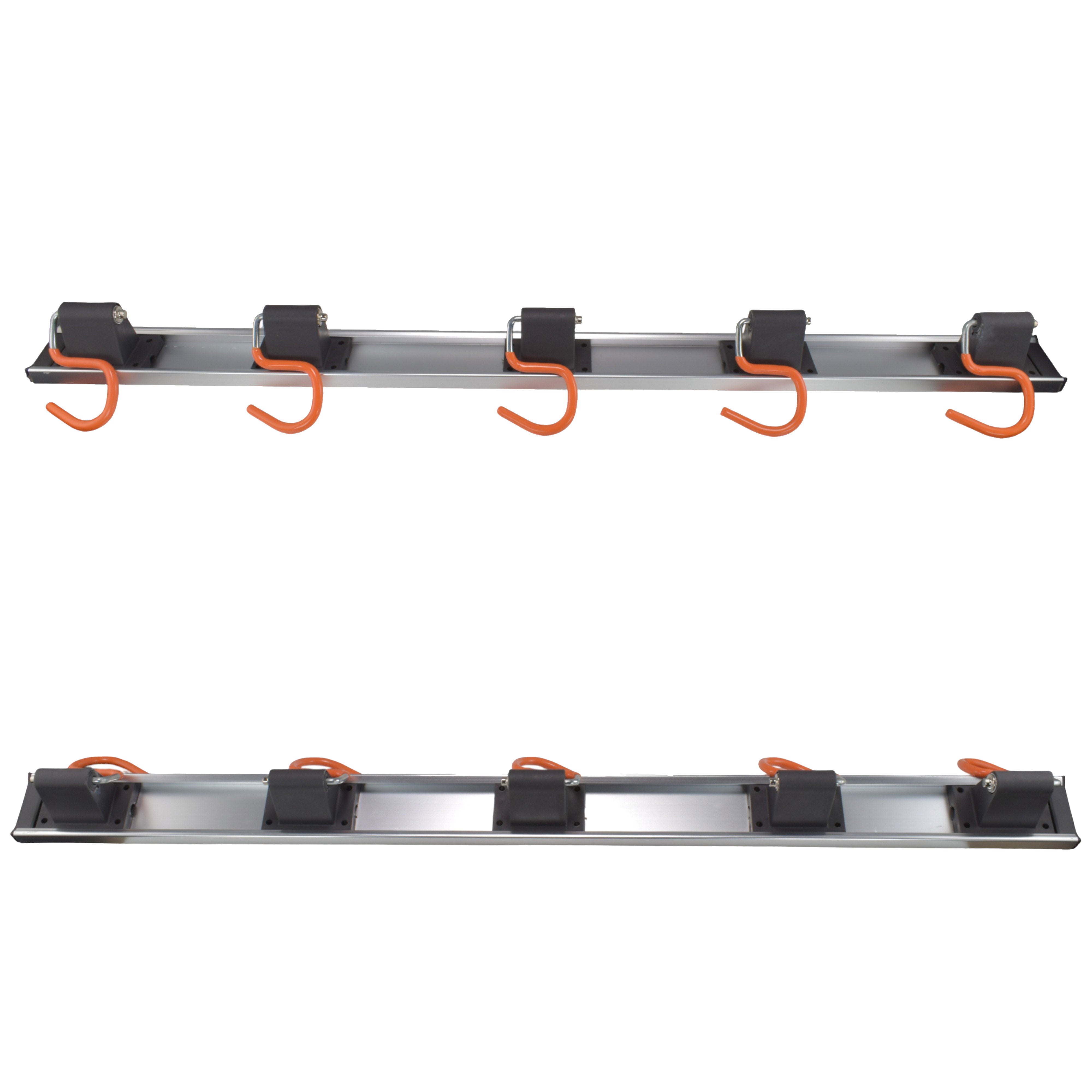 Wall Mount Tool Rack Rail with 5 x S Hanging Hooks