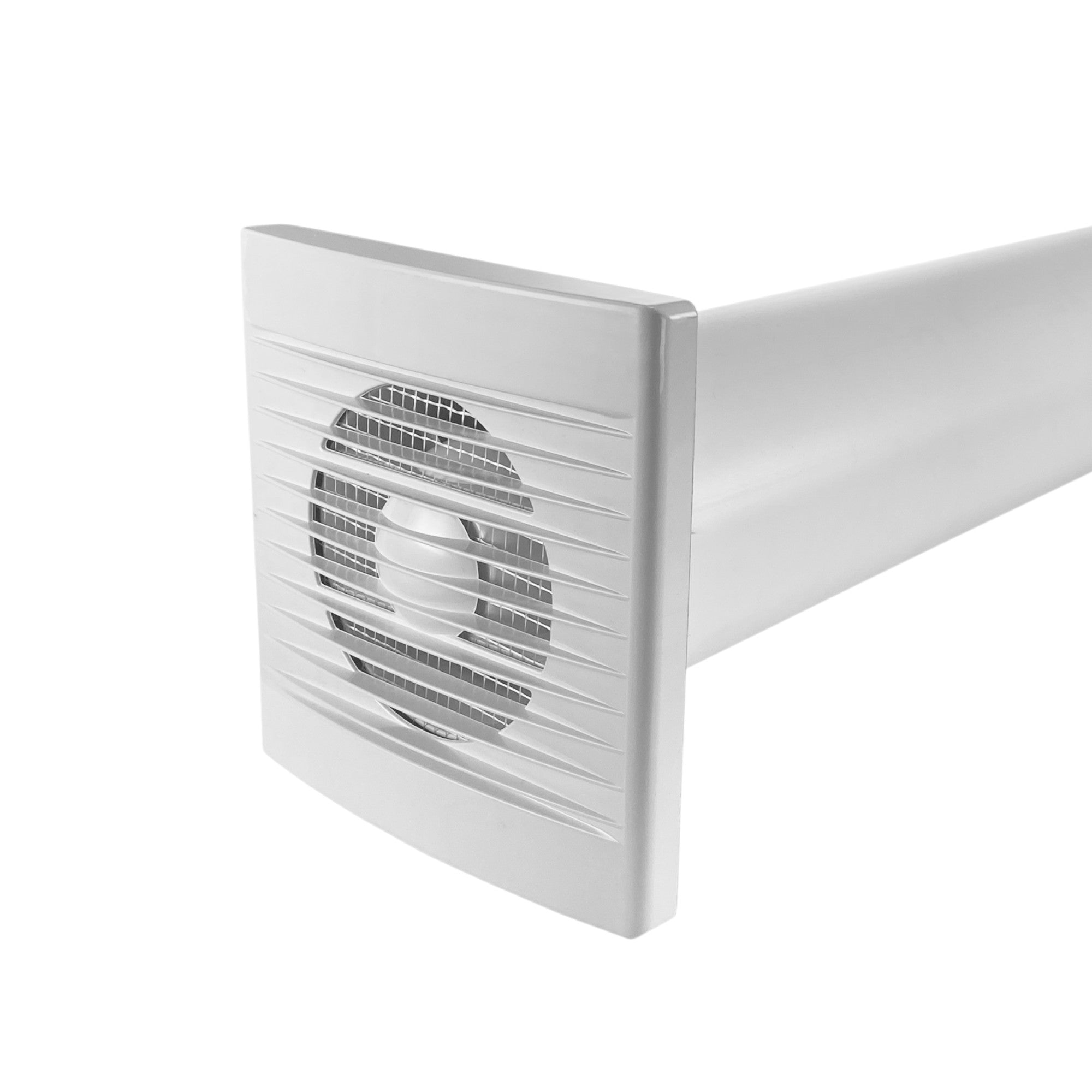 Through Wall Ventilation Kit - STYL Fan with Timer/Humidistat and Graphite External Vent
