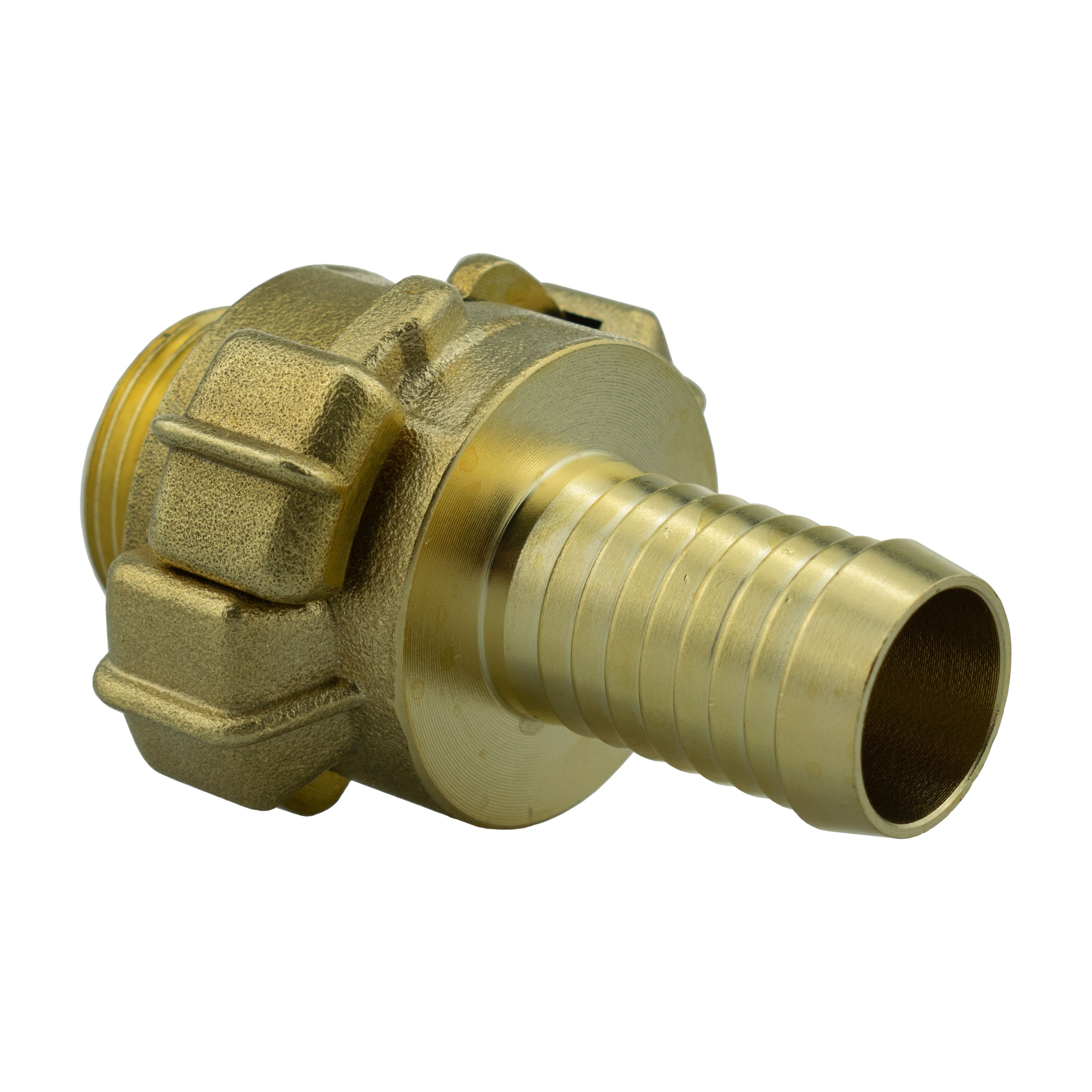Geka Type Brass Claw Set – 19mm Barb and 3/4” BSP Male