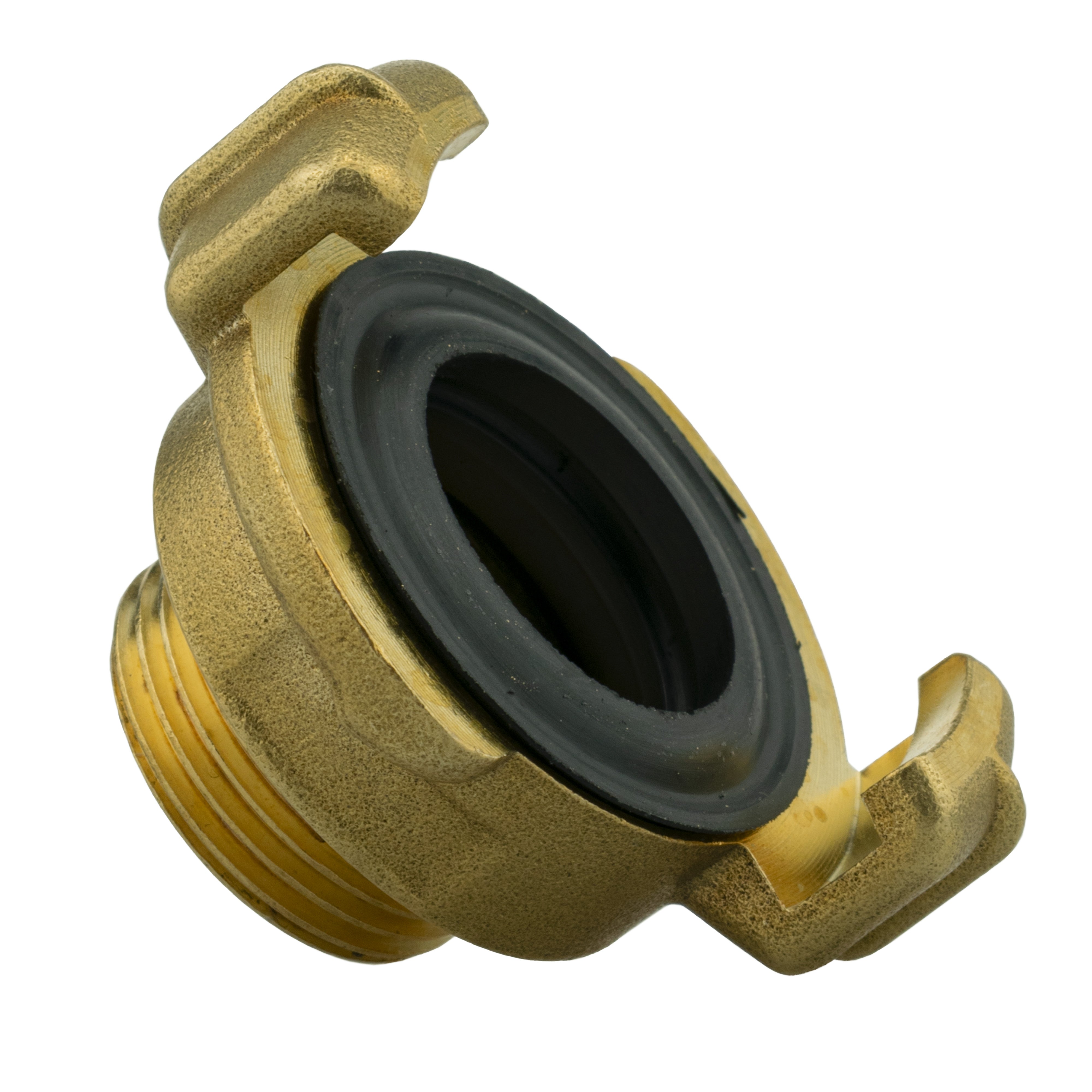 Hose Connector Lime with In-Line BSPF Valve and Geka Type Connector