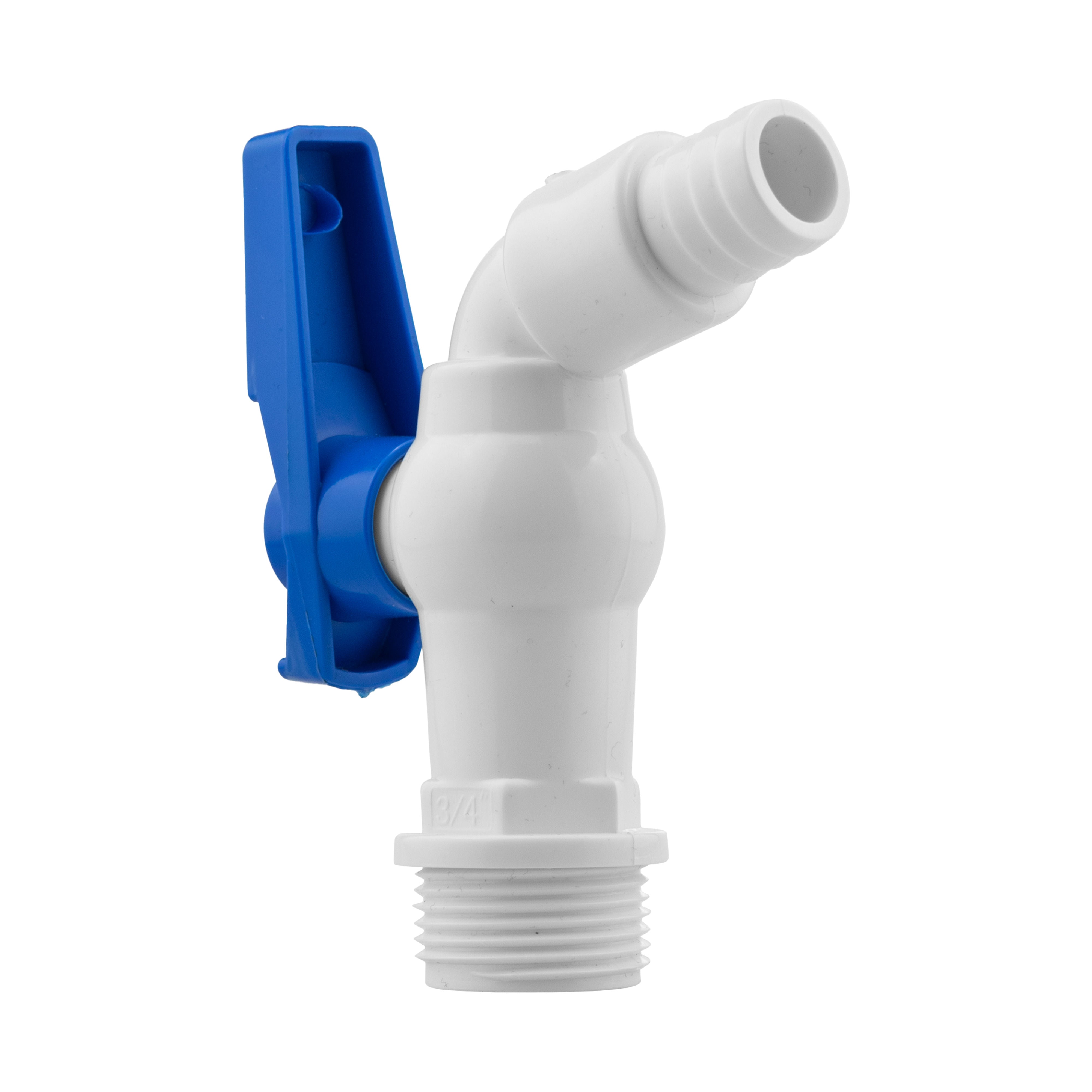 IBC 2” S60X6 Cap with Filter Extension and White Blue Plastic Tap