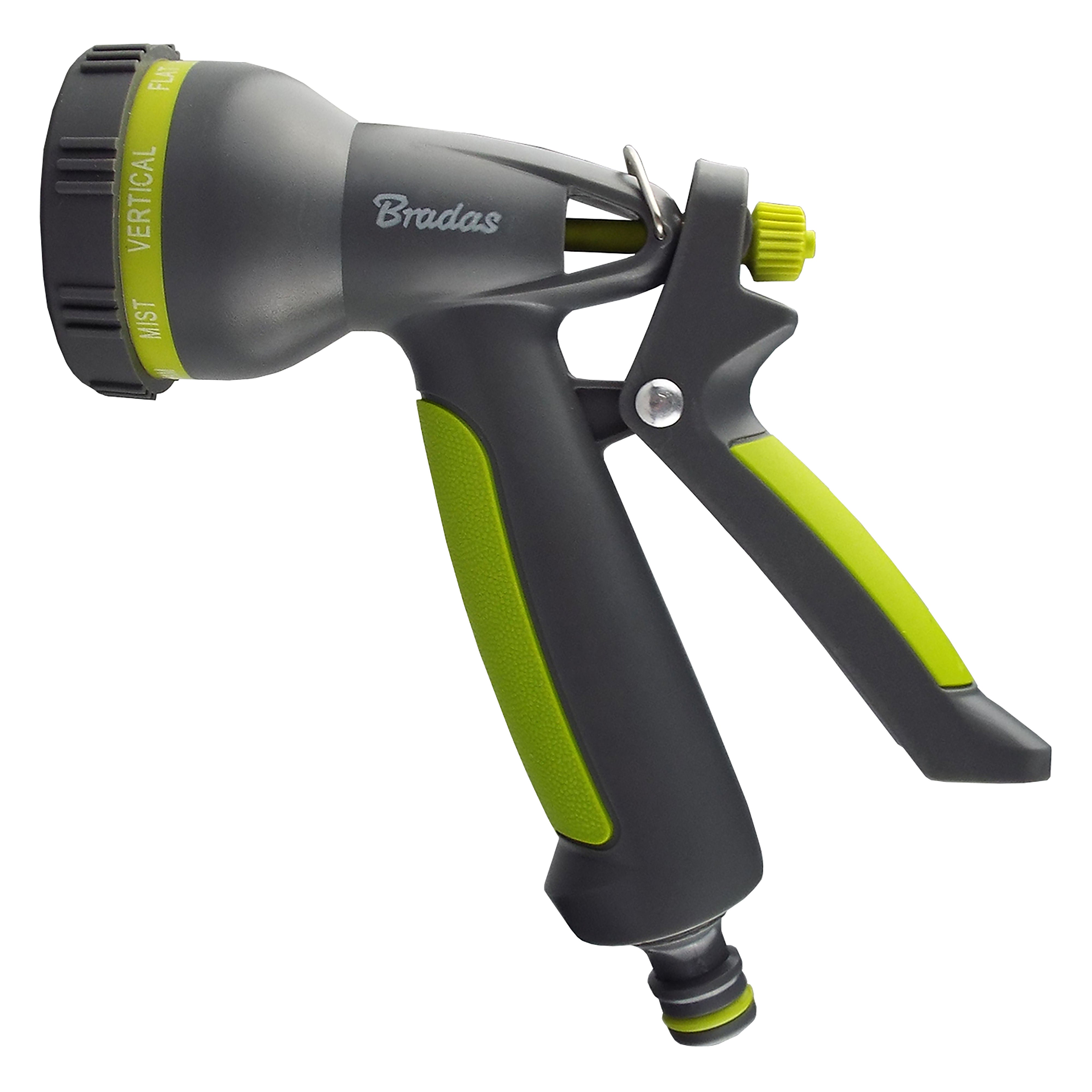 Hose Gun Water Sprayer Multi Adjustable, Lime
