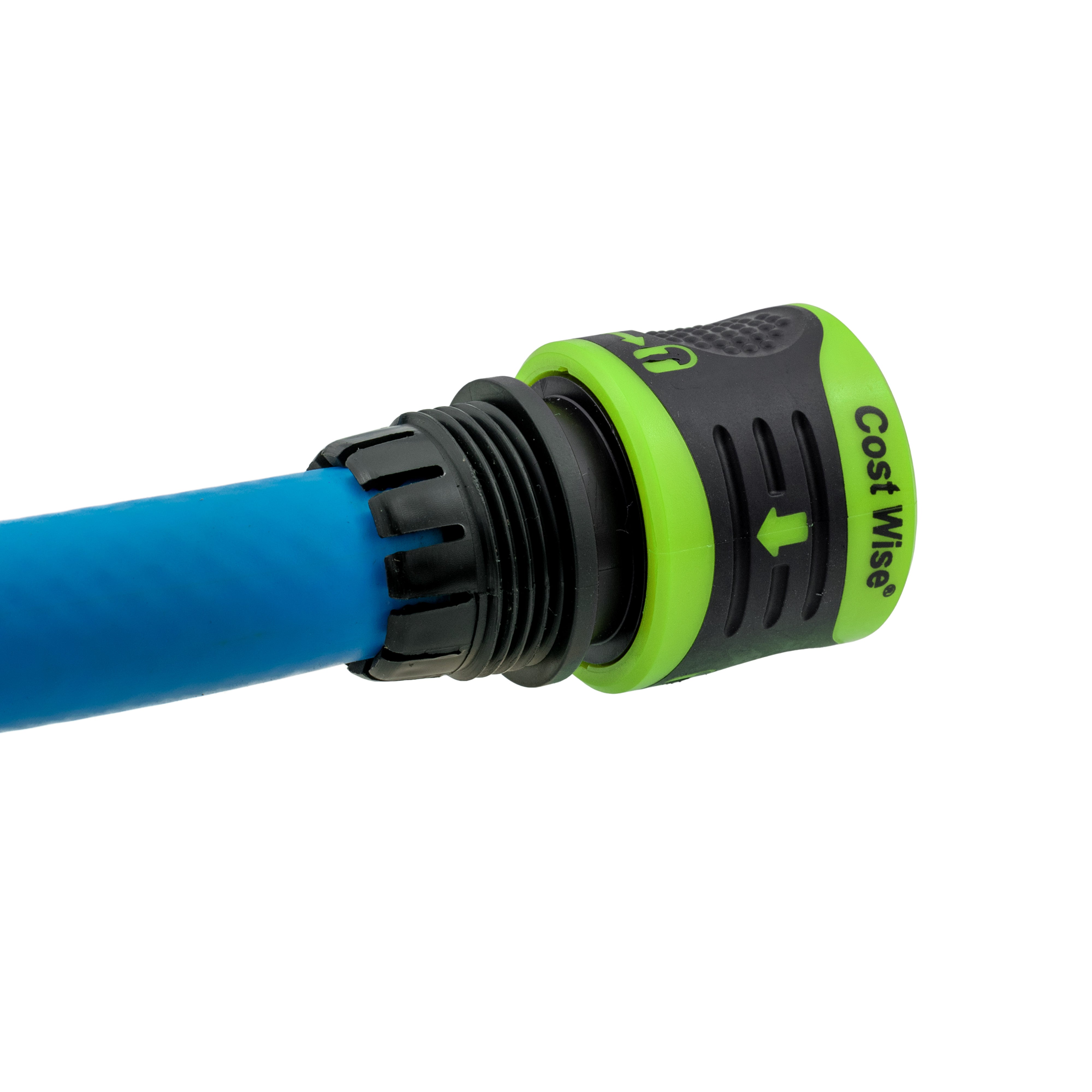 Cost Wise Click and Lock Hose Connector 1/2" Green