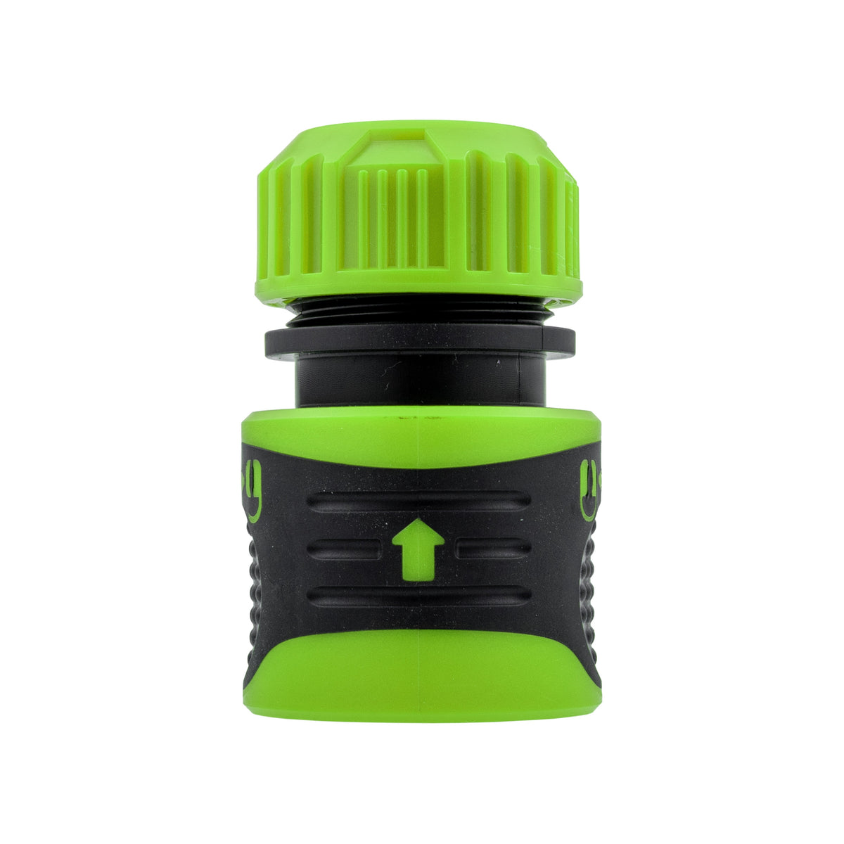 Premium Garden Hose Yellow with Green Lock Connectors