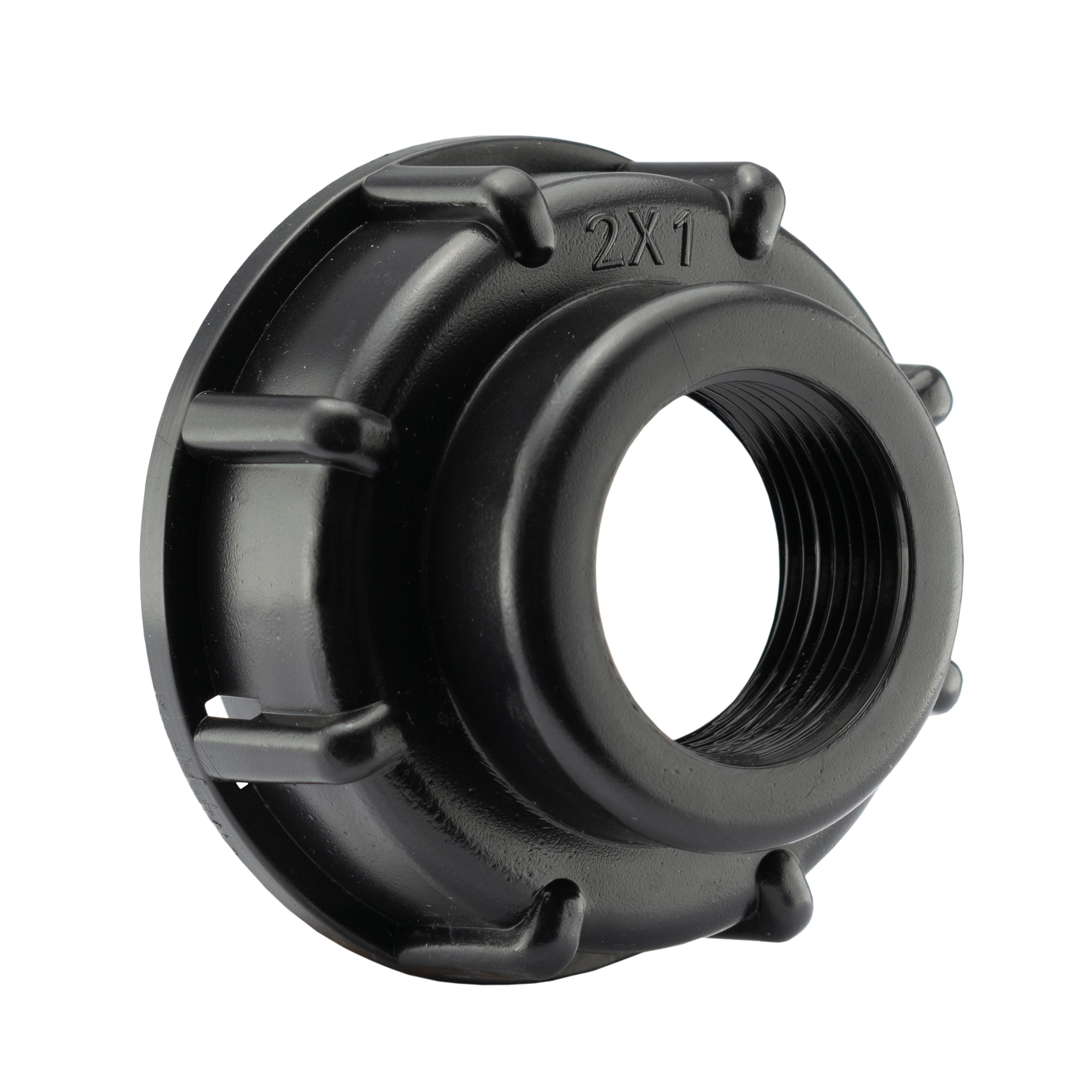 IBC 2” S60X6 Cap with BSPM-F Lever Valve and Brass Compression Elbow 1” BSP – 28mm