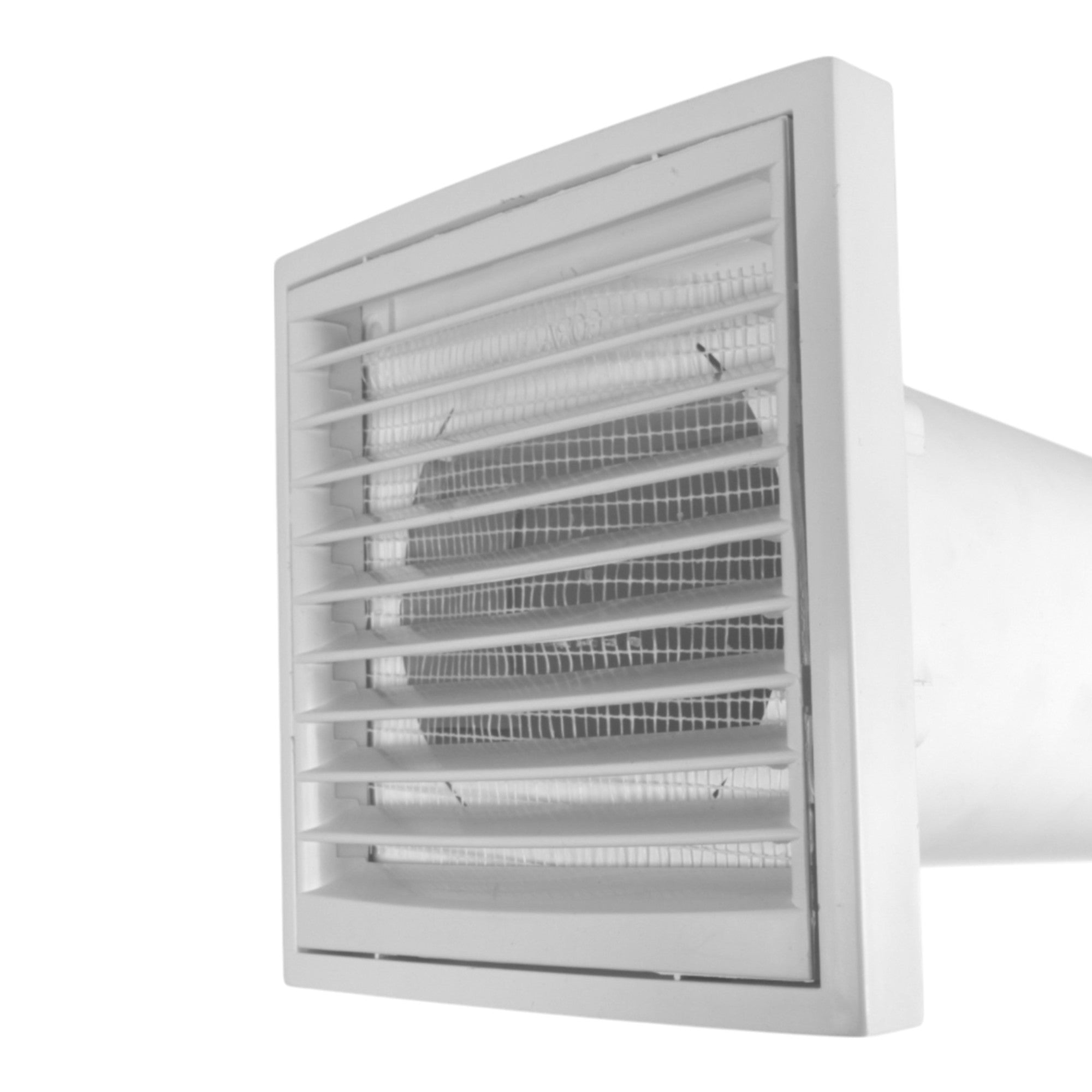 Through Wall Ventilation Kit Louvre Vent VC-KR0153 with Graphite External Vent