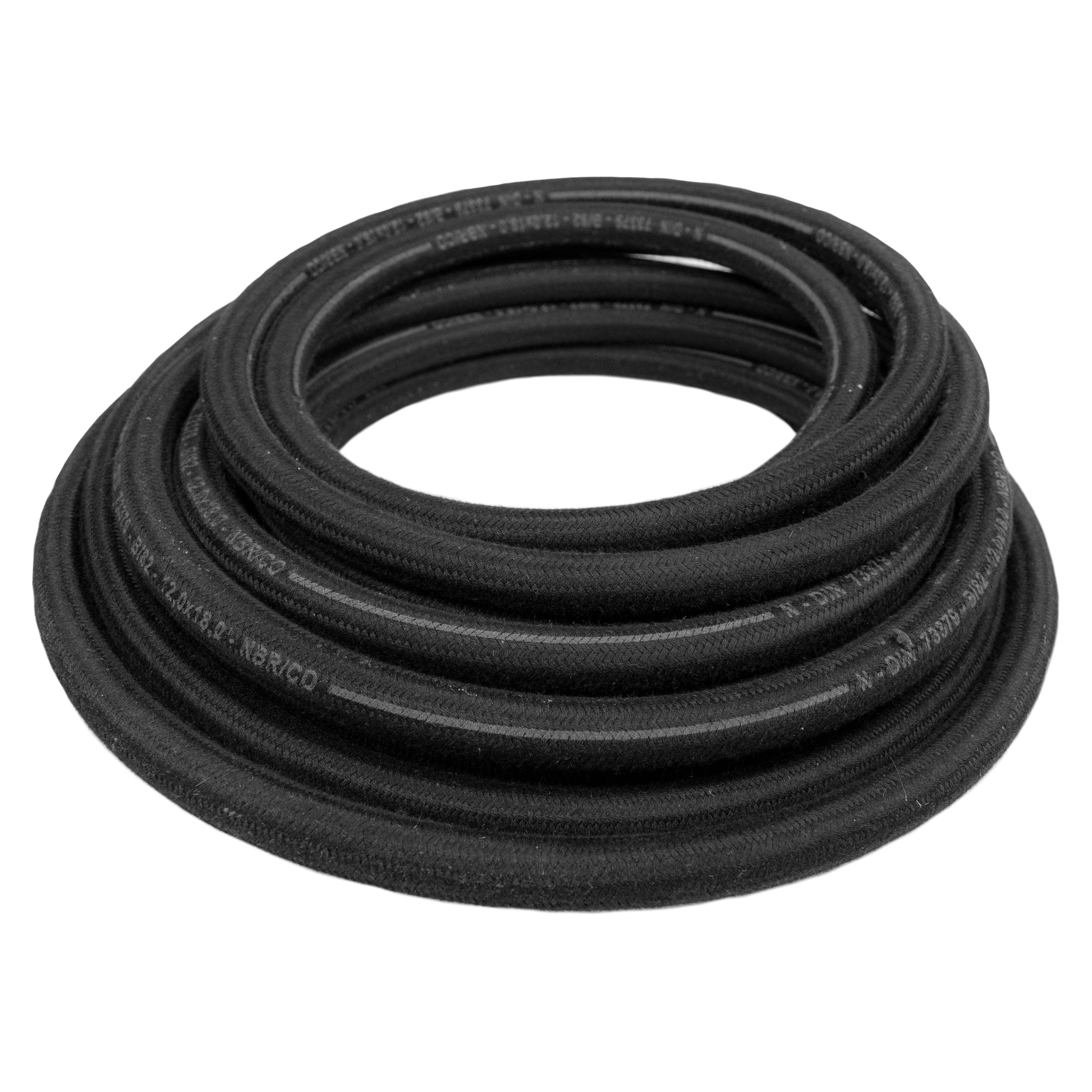 Rubber Reinforced with a Heat Resistant Textile Braid 12mm/18mm