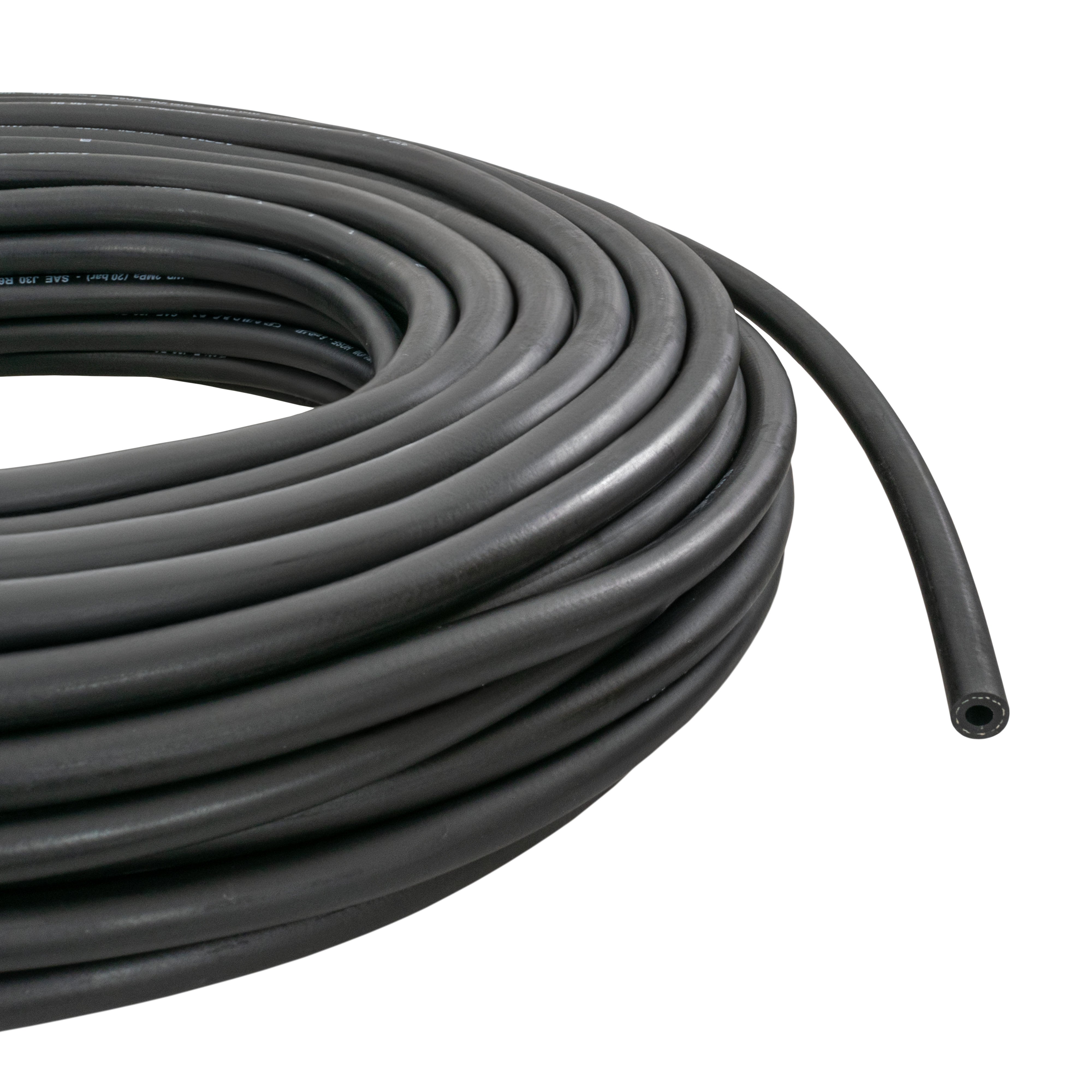 Rubber 5mm Braided Fuel, Oil Hose SAE J30 R6