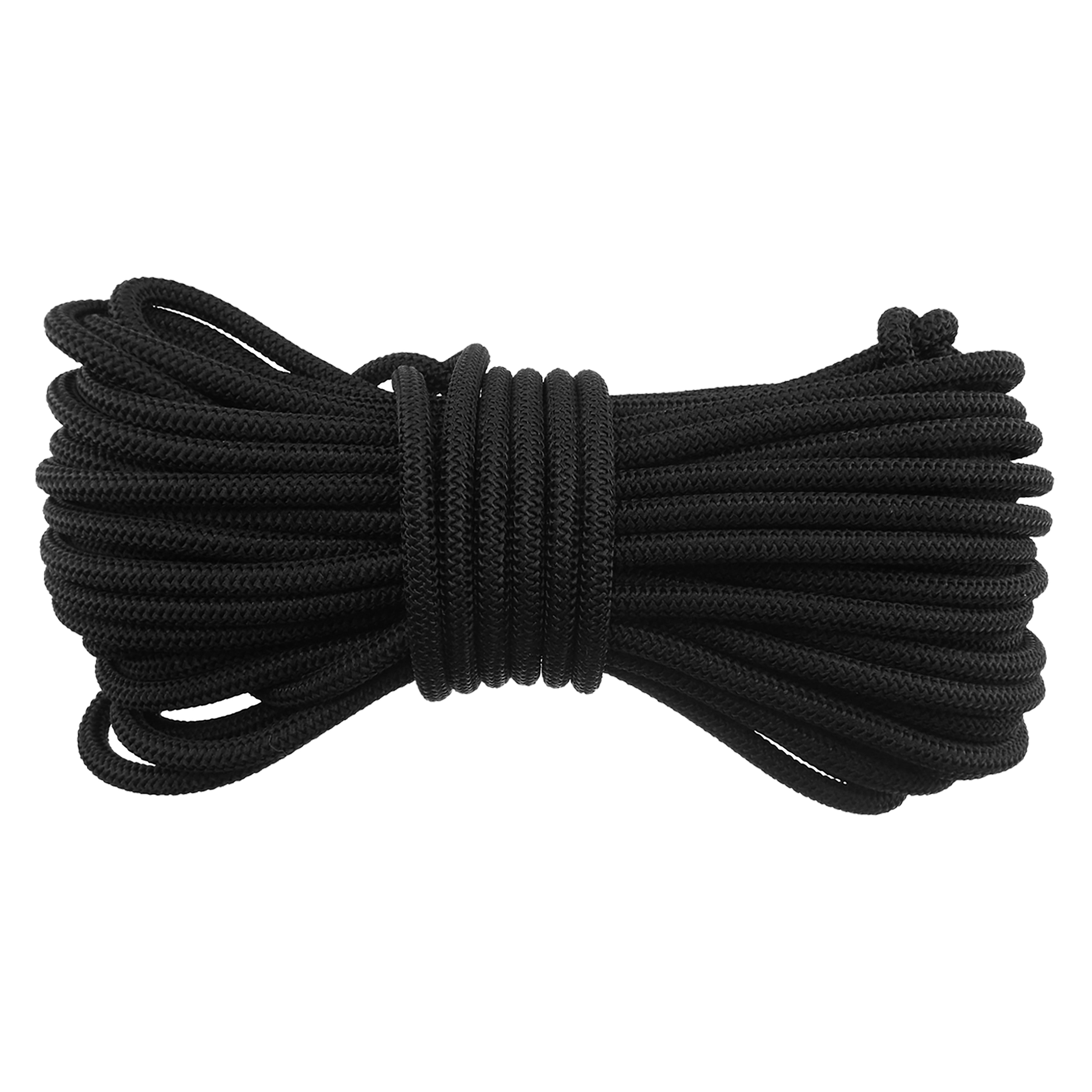 White M-Grade Tarpaulin with 10m of 6mm Bungee Rope and 10 x Slide Type Tarp Clips