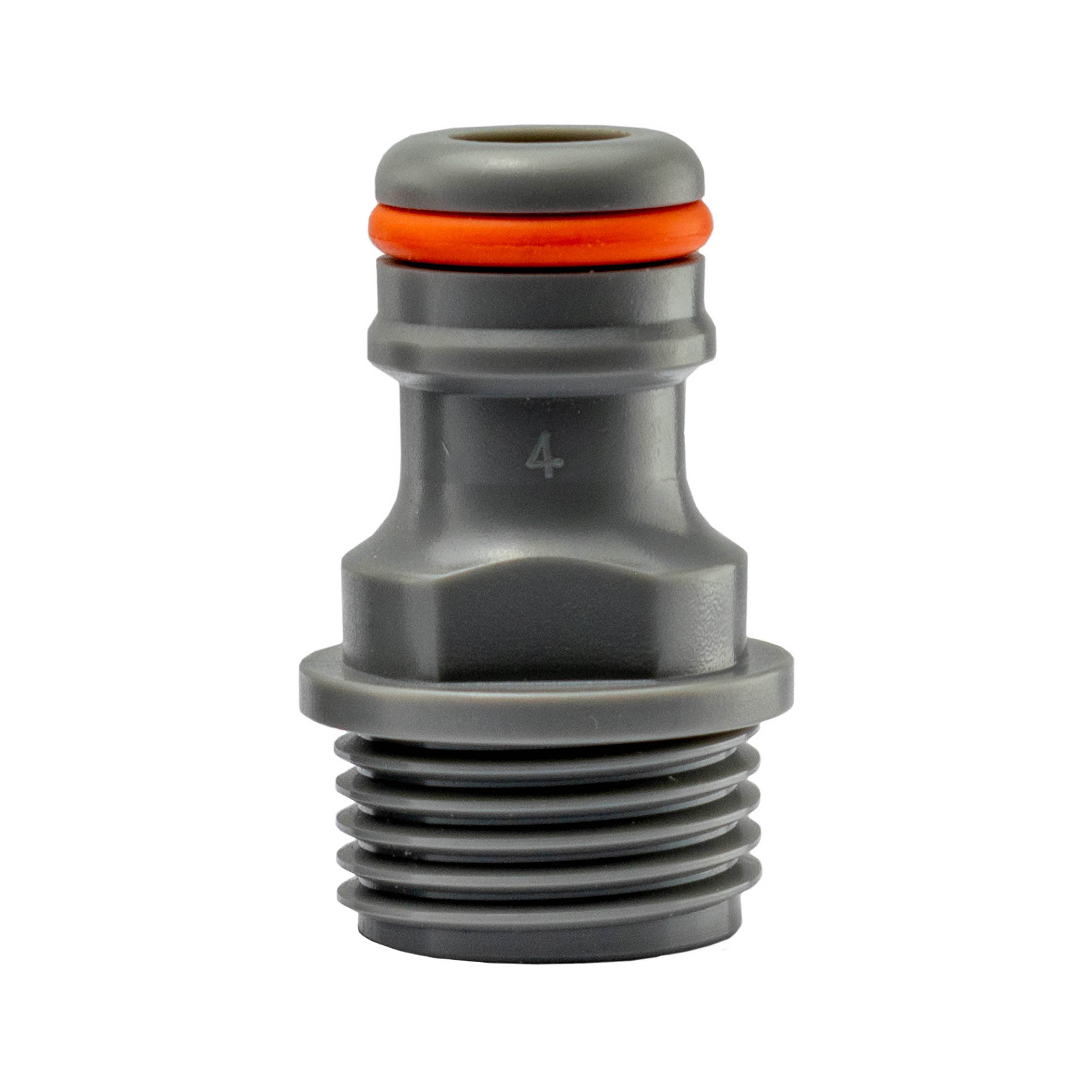 IBC 2” S60X6 Cap with Lever Valve and Male Quick Connector WL