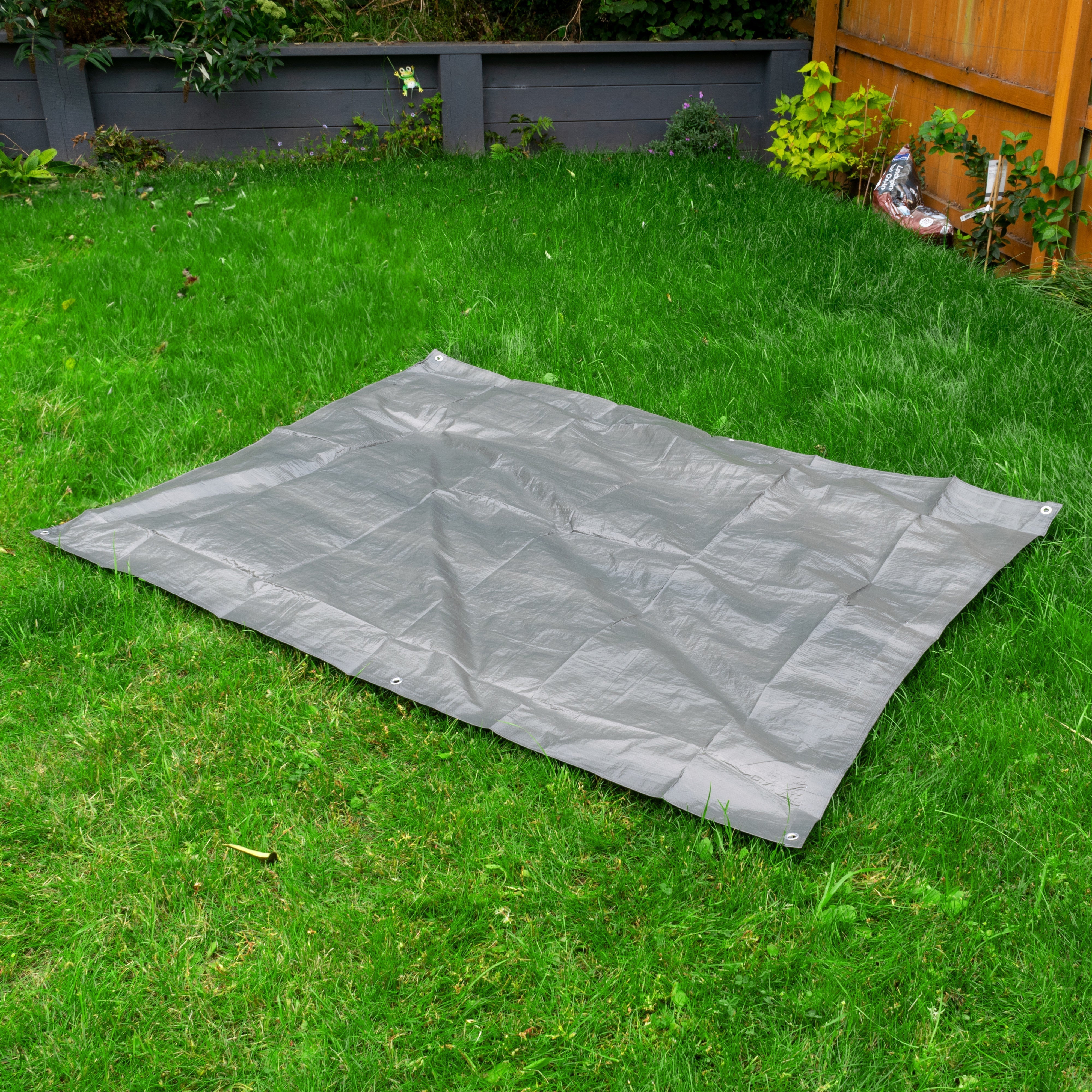 Gray S-Grade Tarpaulin 2m x 2m