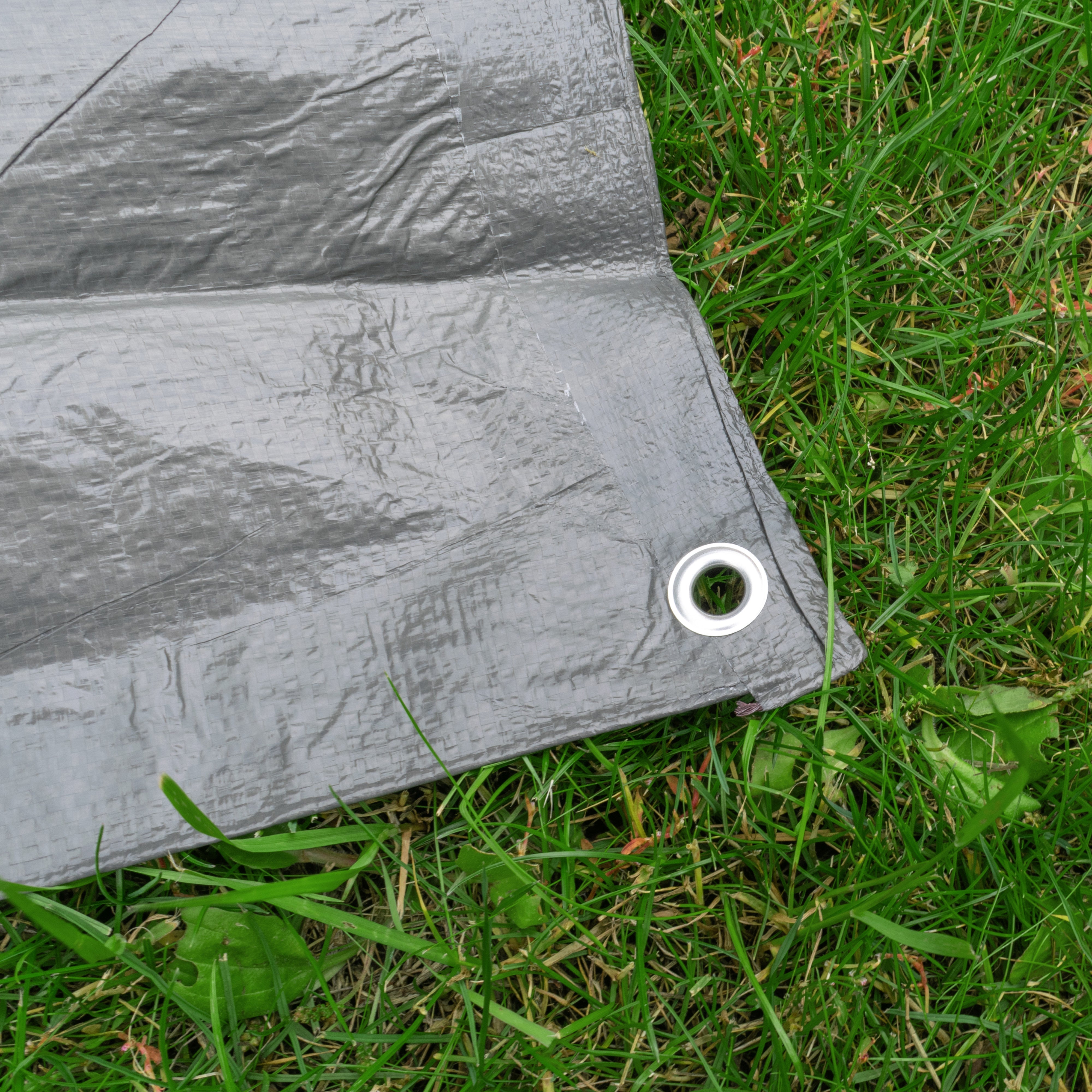 Gray S-Grade Tarpaulin 2m x 3m