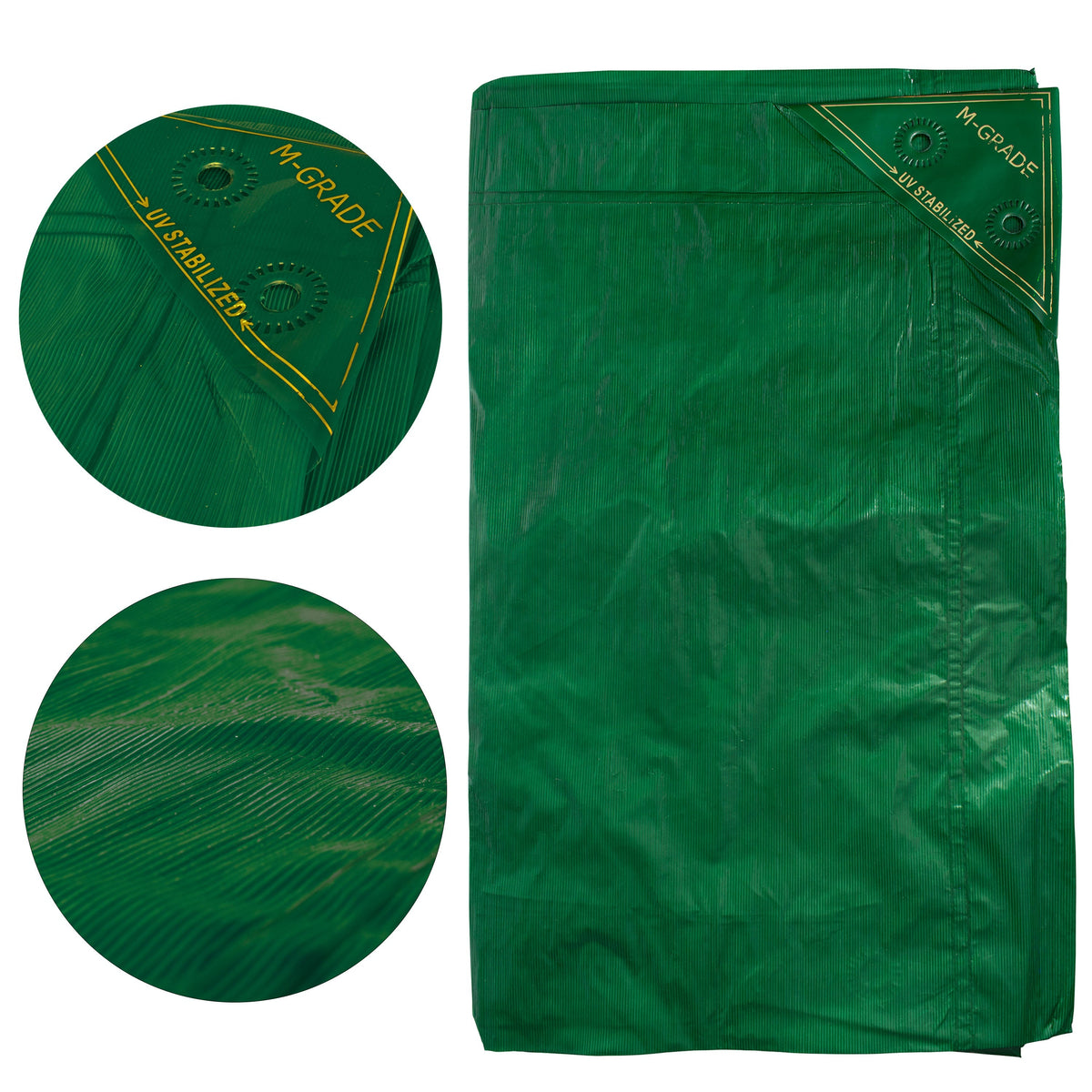 M-Grade LLDPE Green Tarpaulin 1.5m x 2m