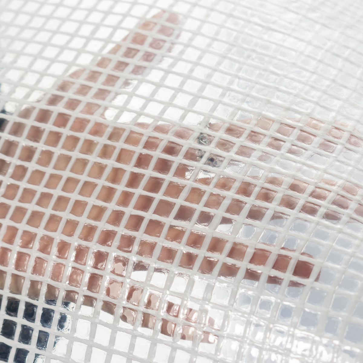 Clear M-Grade Tarpaulin with 20 x 6" Bungee Balls (White)