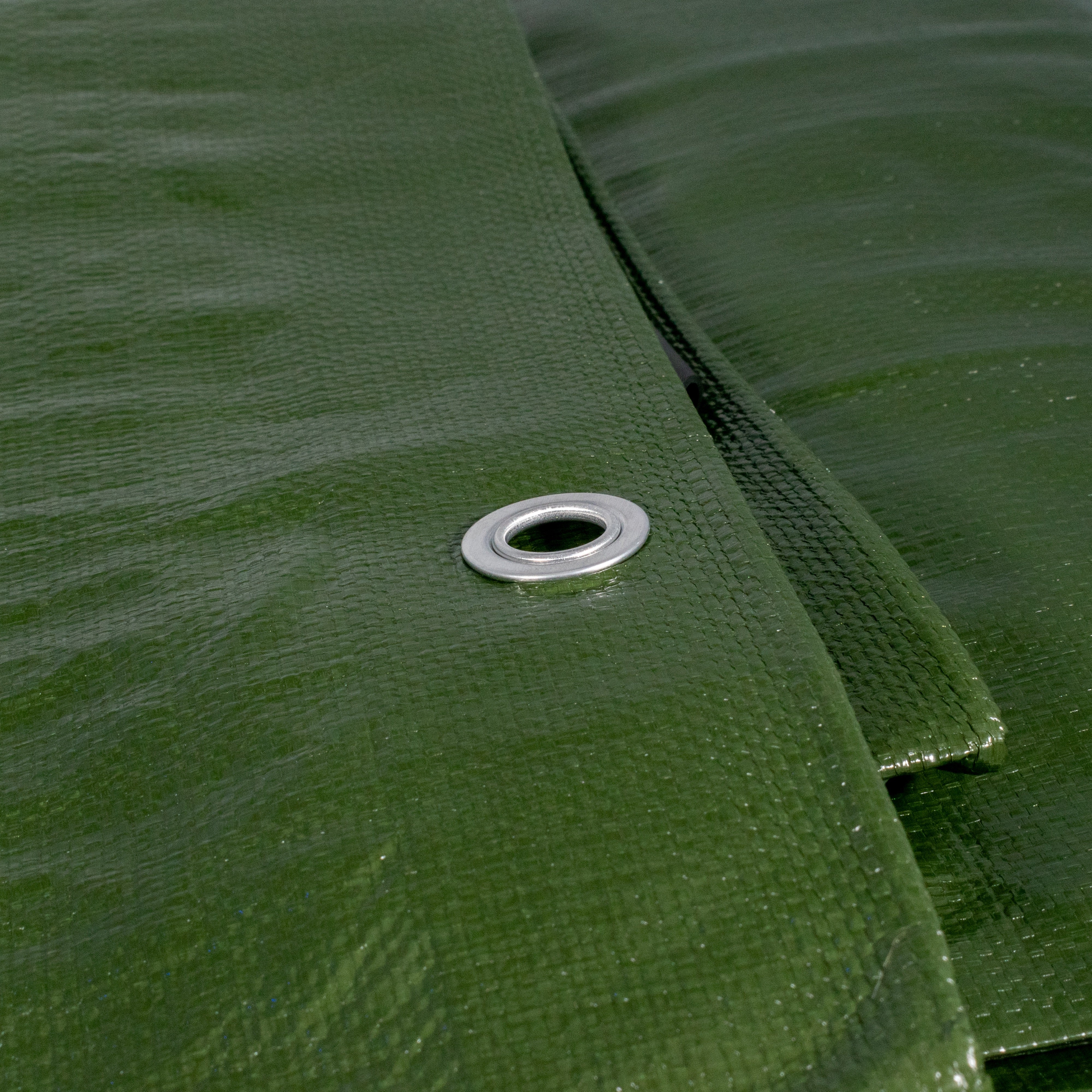 Green/Brown L-Grade Tarpaulin 1m x 1m