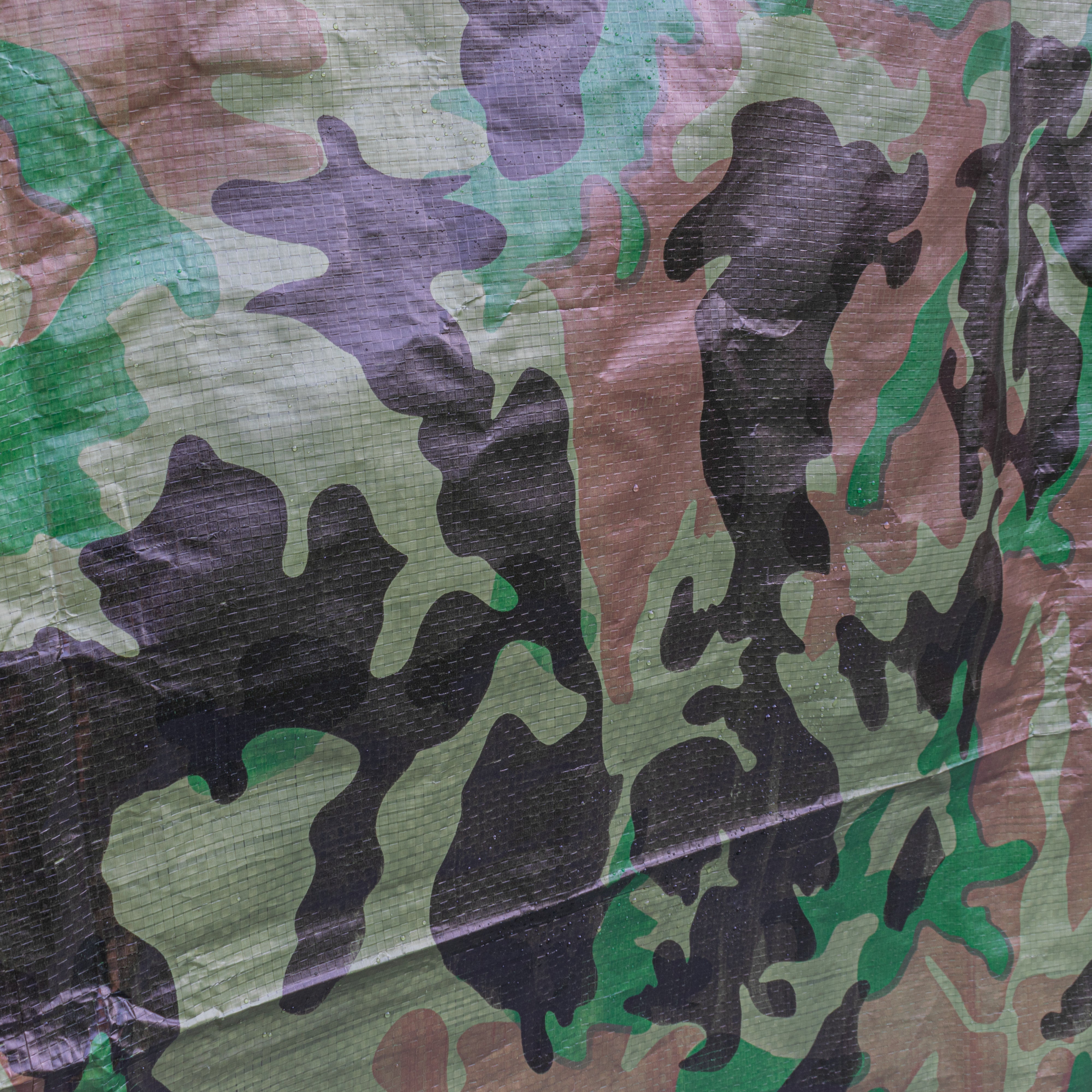 Camouflage M-Grade Tarpaulin 1m x 1m