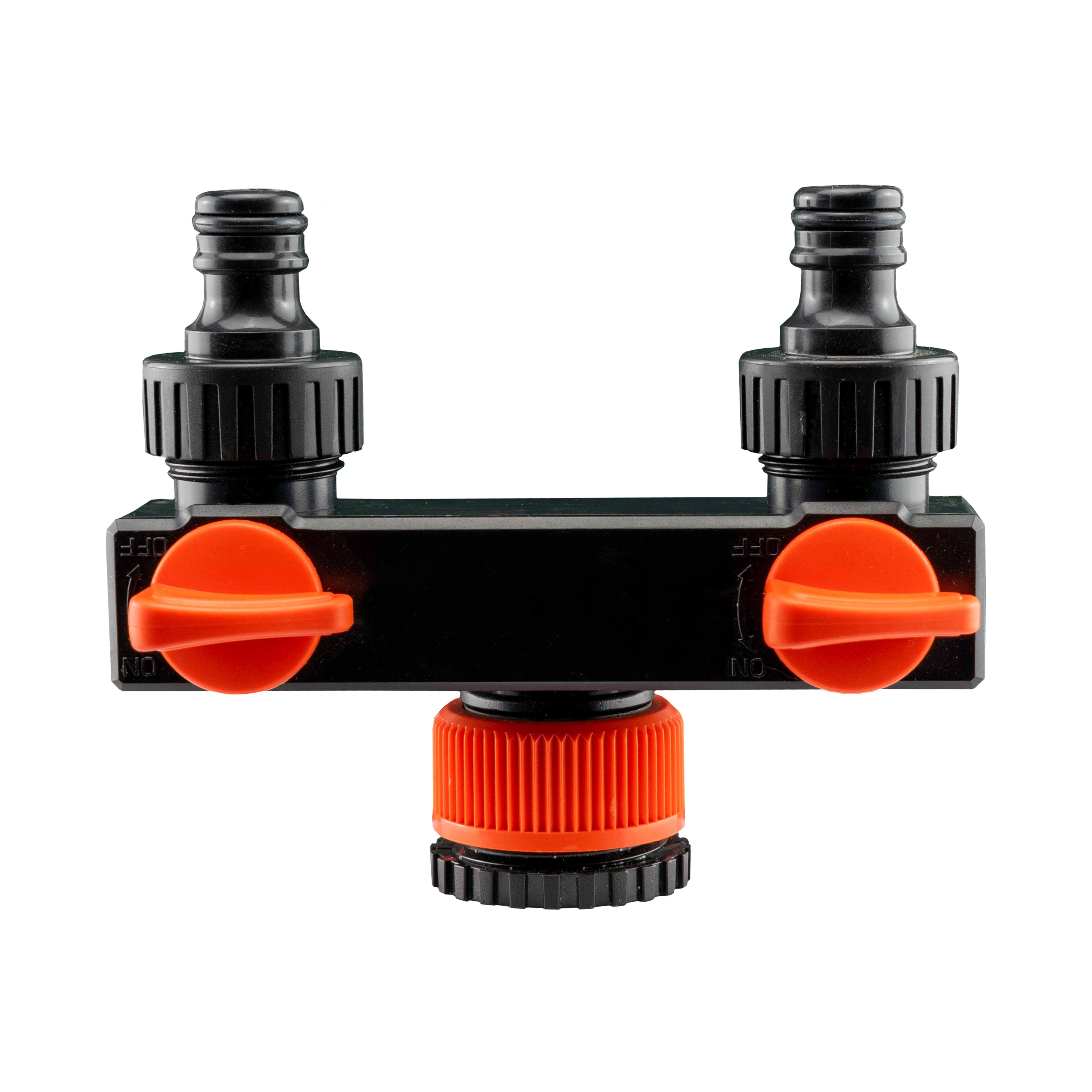 Tap Splitter with Valves and 32mm MDPE Tee/Straight Fittings Kit
