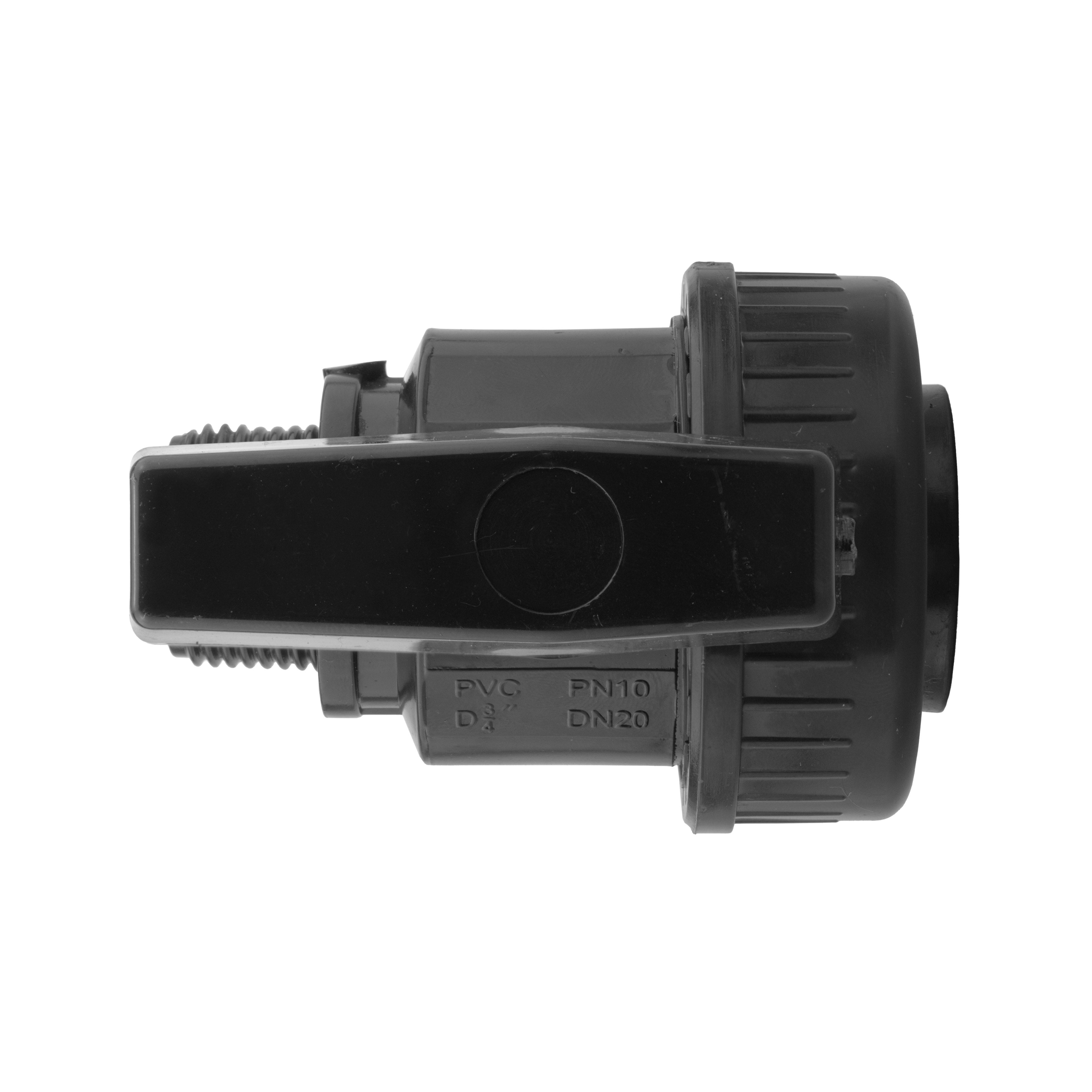 Wall Flange Kit 25mm MDPE + Large Plastic Valve 3/4" BSP