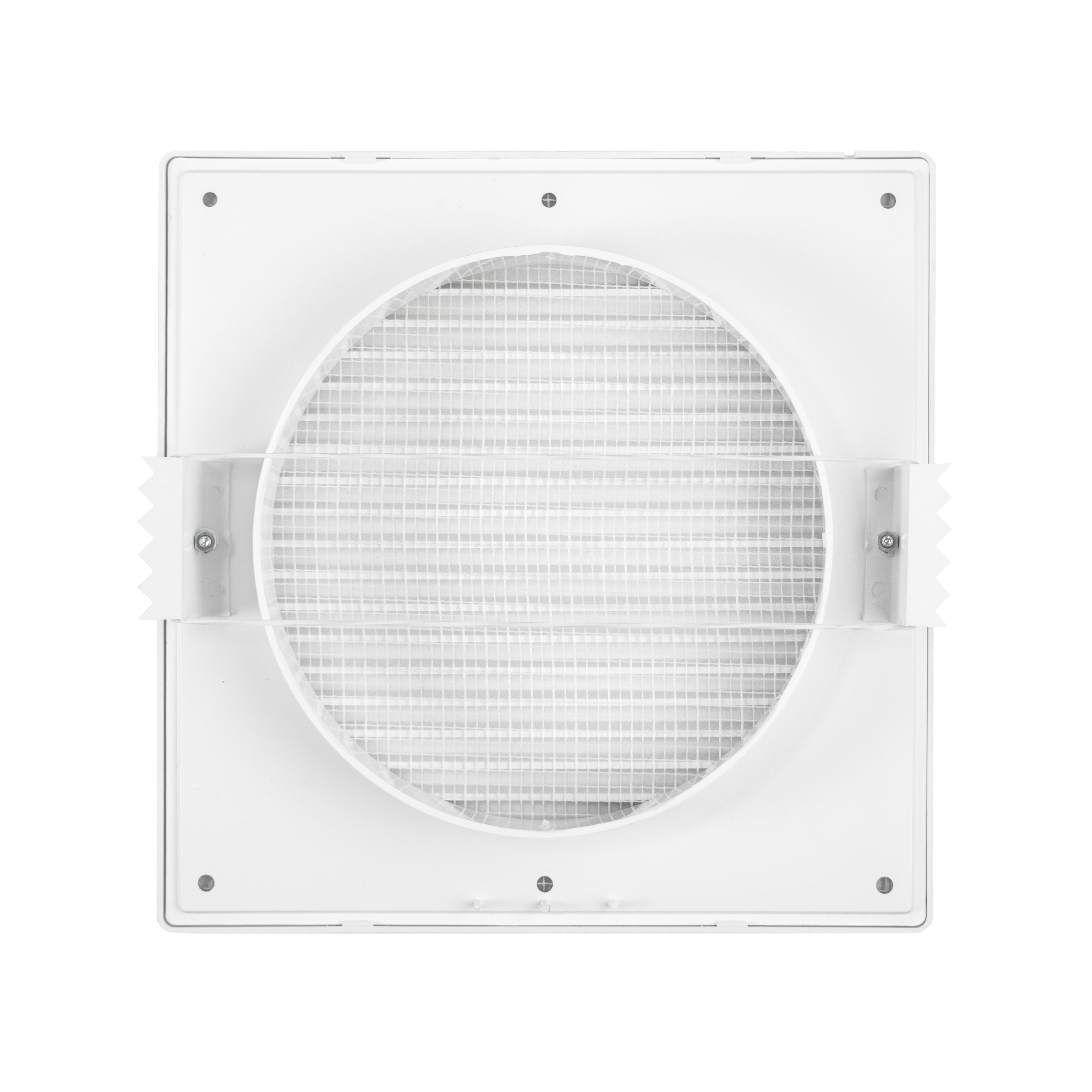 Through Wall Ventilation Kit DL0163 Louvre Vent with Brown External Vent