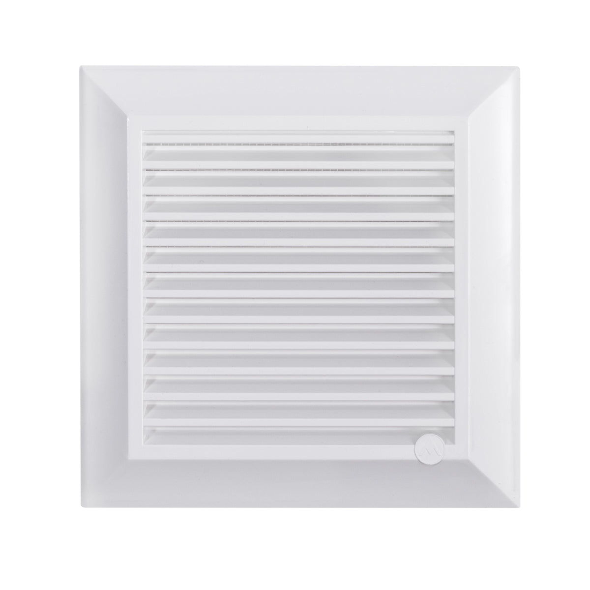 Louvre Vent White Duo Smart 165 With Fly Mesh