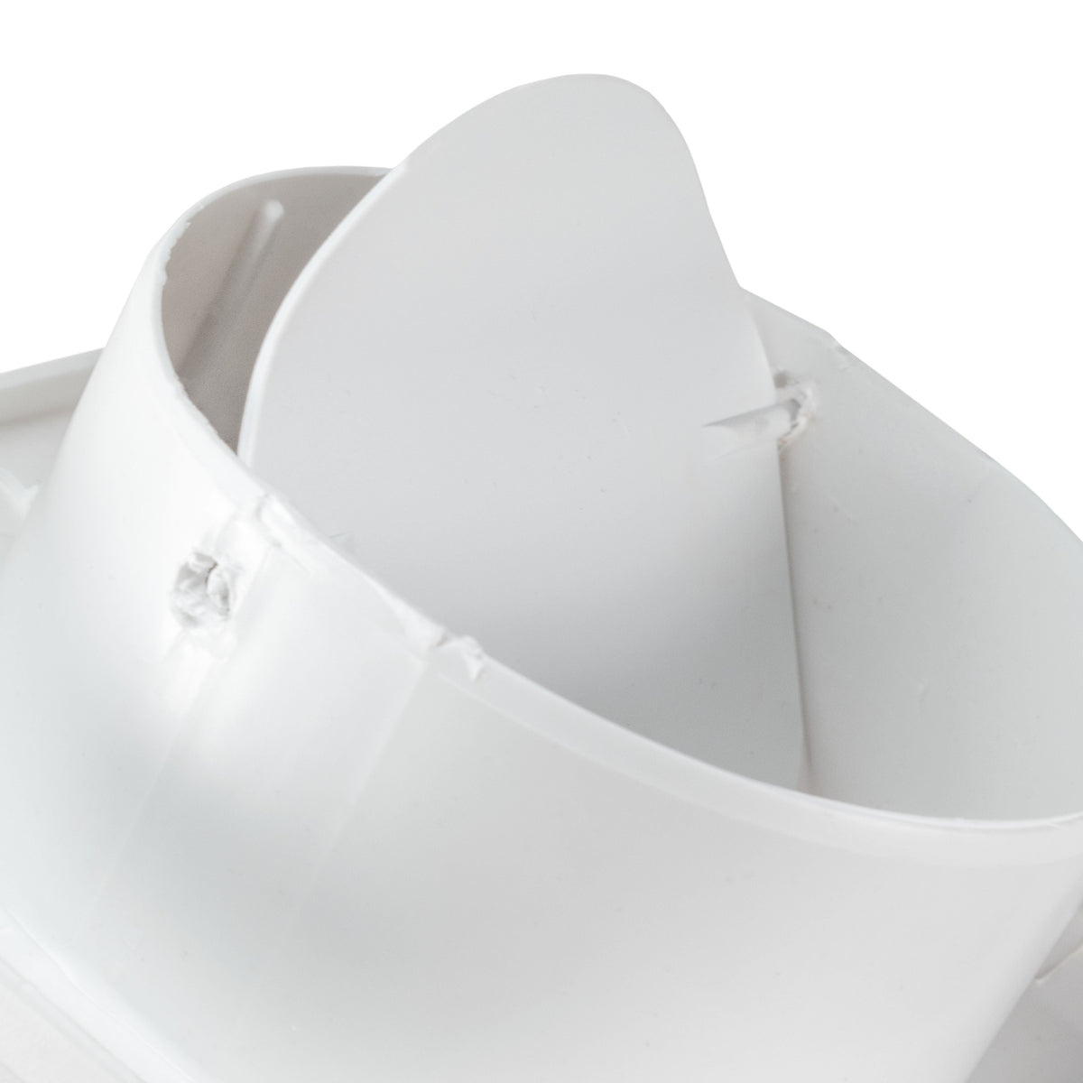 External White Louvre Vent KRD/100 fi100mm