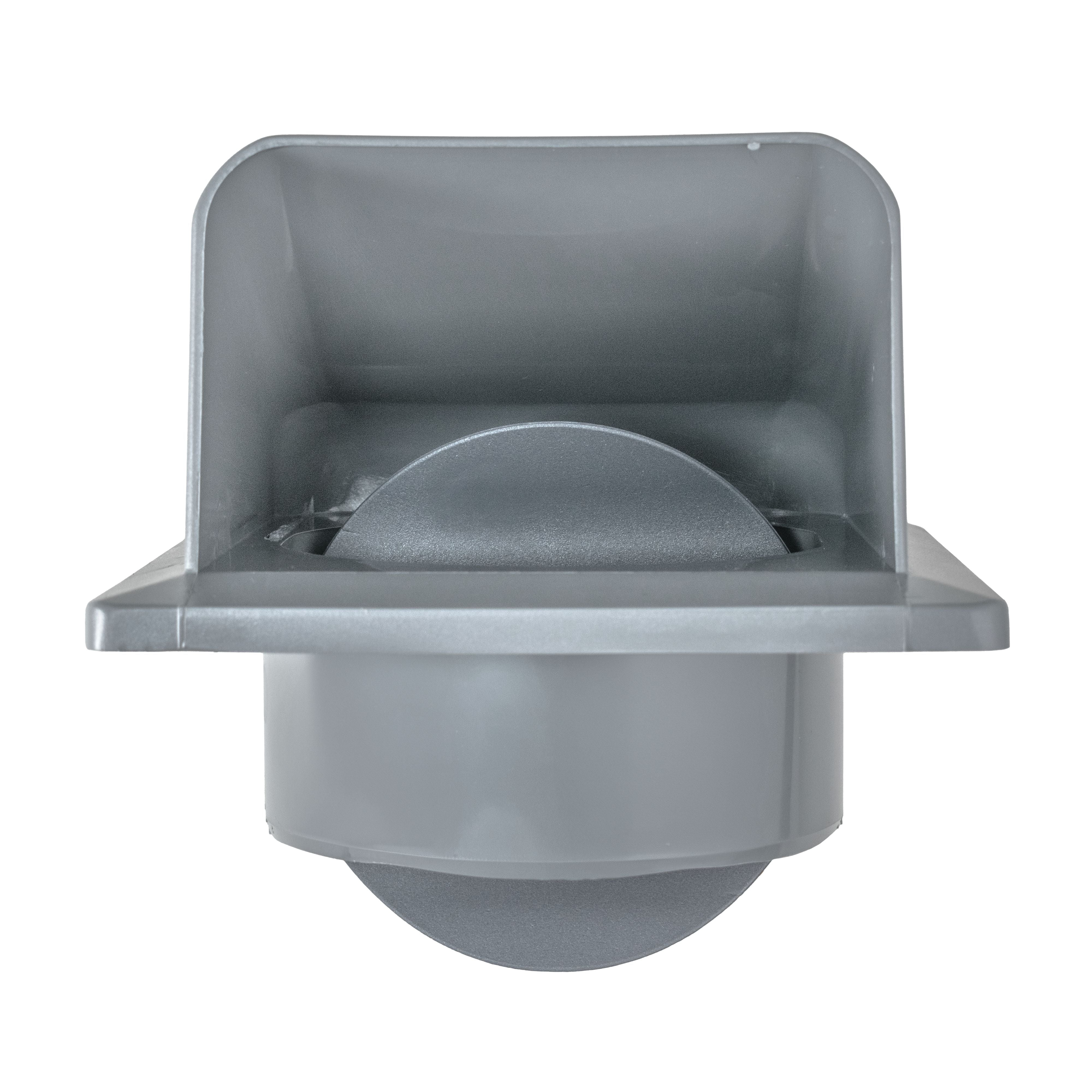 Through Wall Ventilation Kit RICO Standard Fan with Graphite External Vent