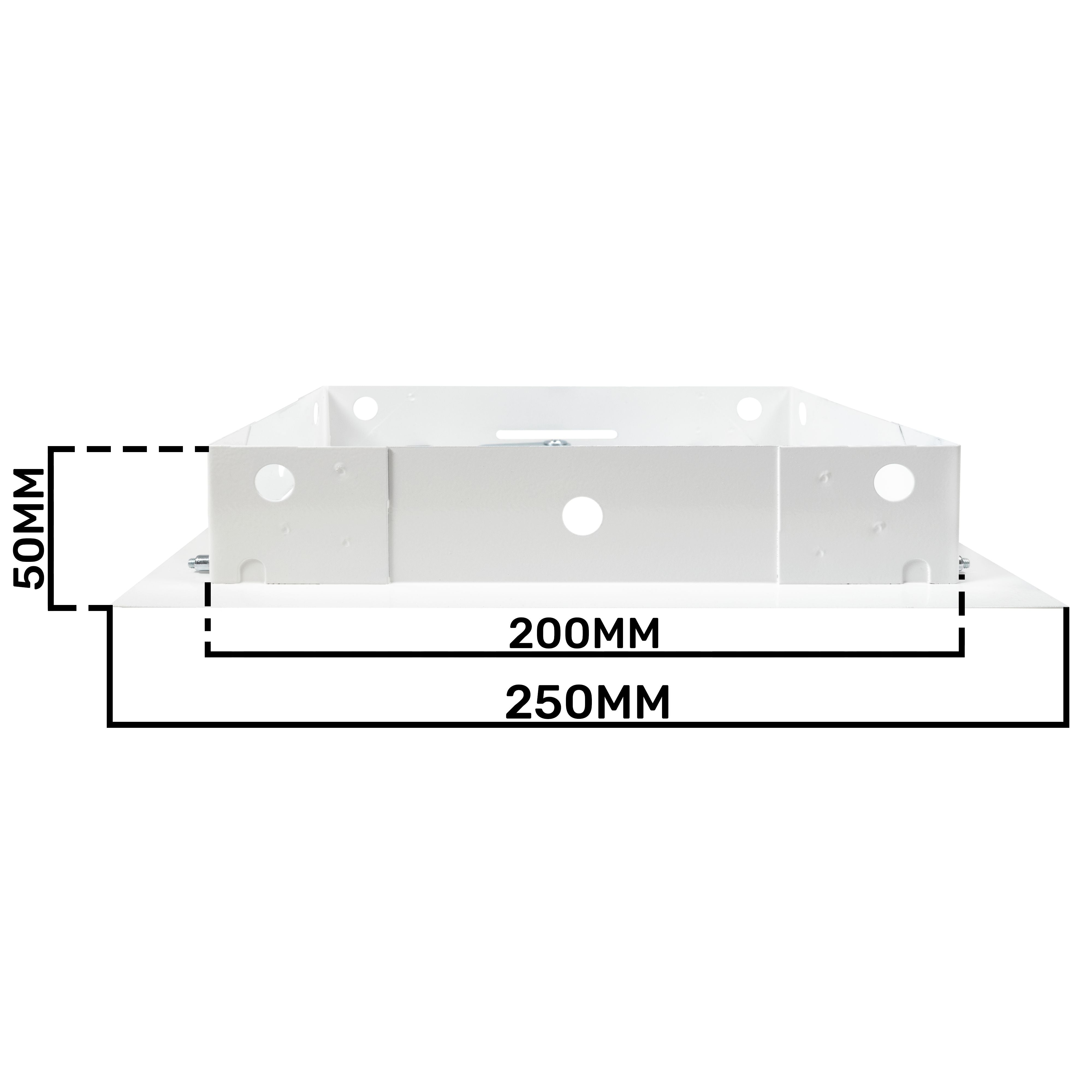 Access Panel Door Metal With Lock, White 150mm x 200mm