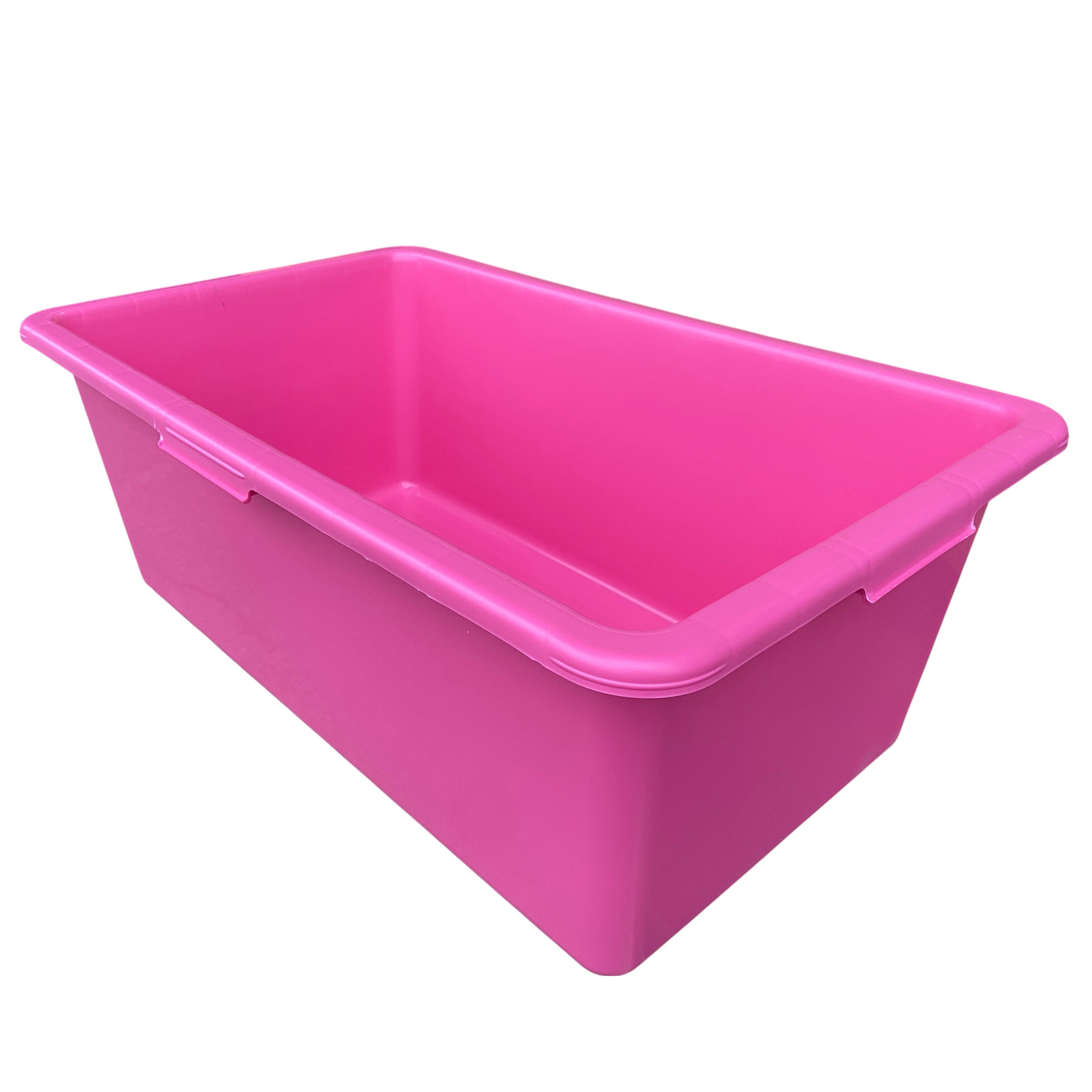Pink Dog Bath with Drain Valve (WL) and Stand