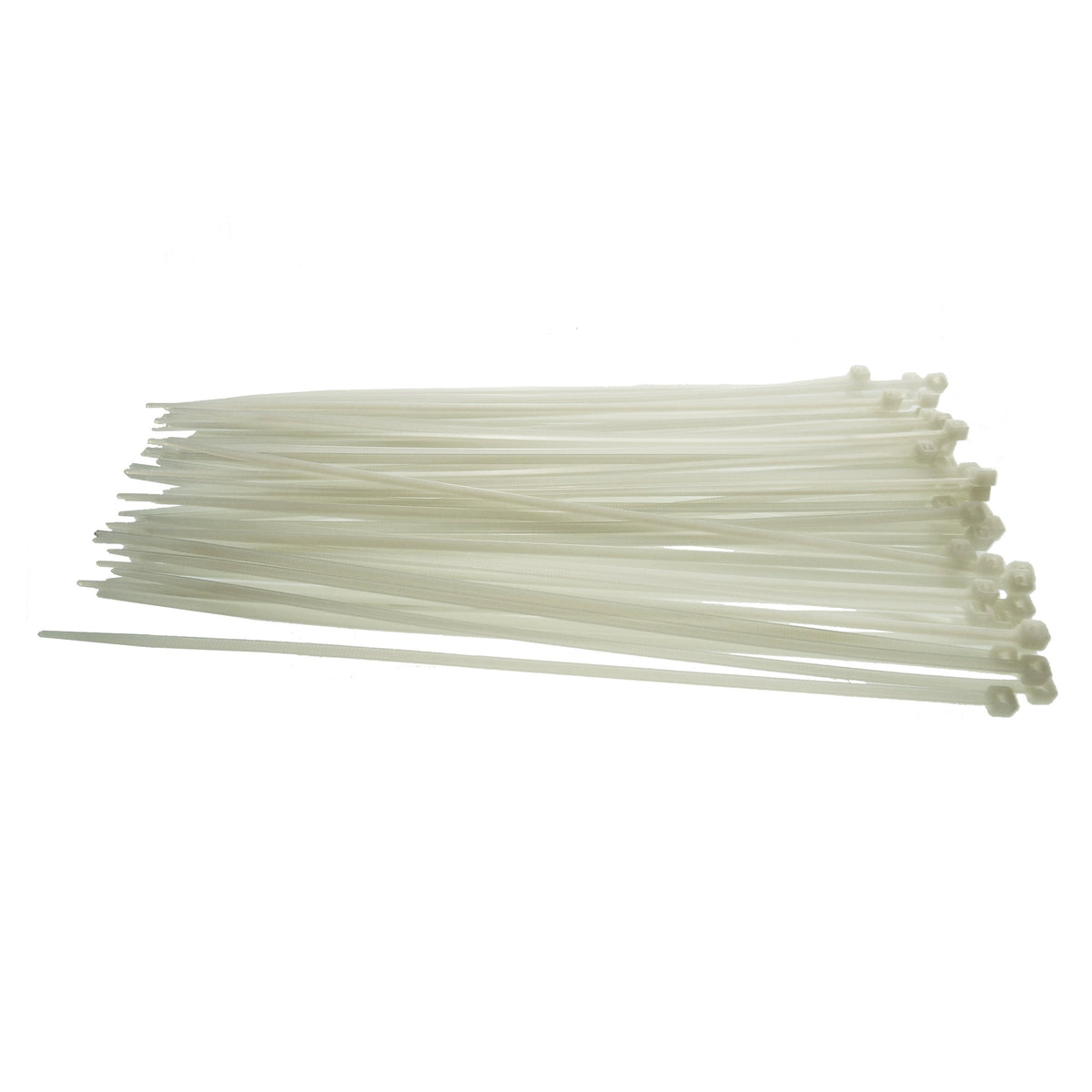 100 Cable Ties (4.8mm x 250mm) Neutral