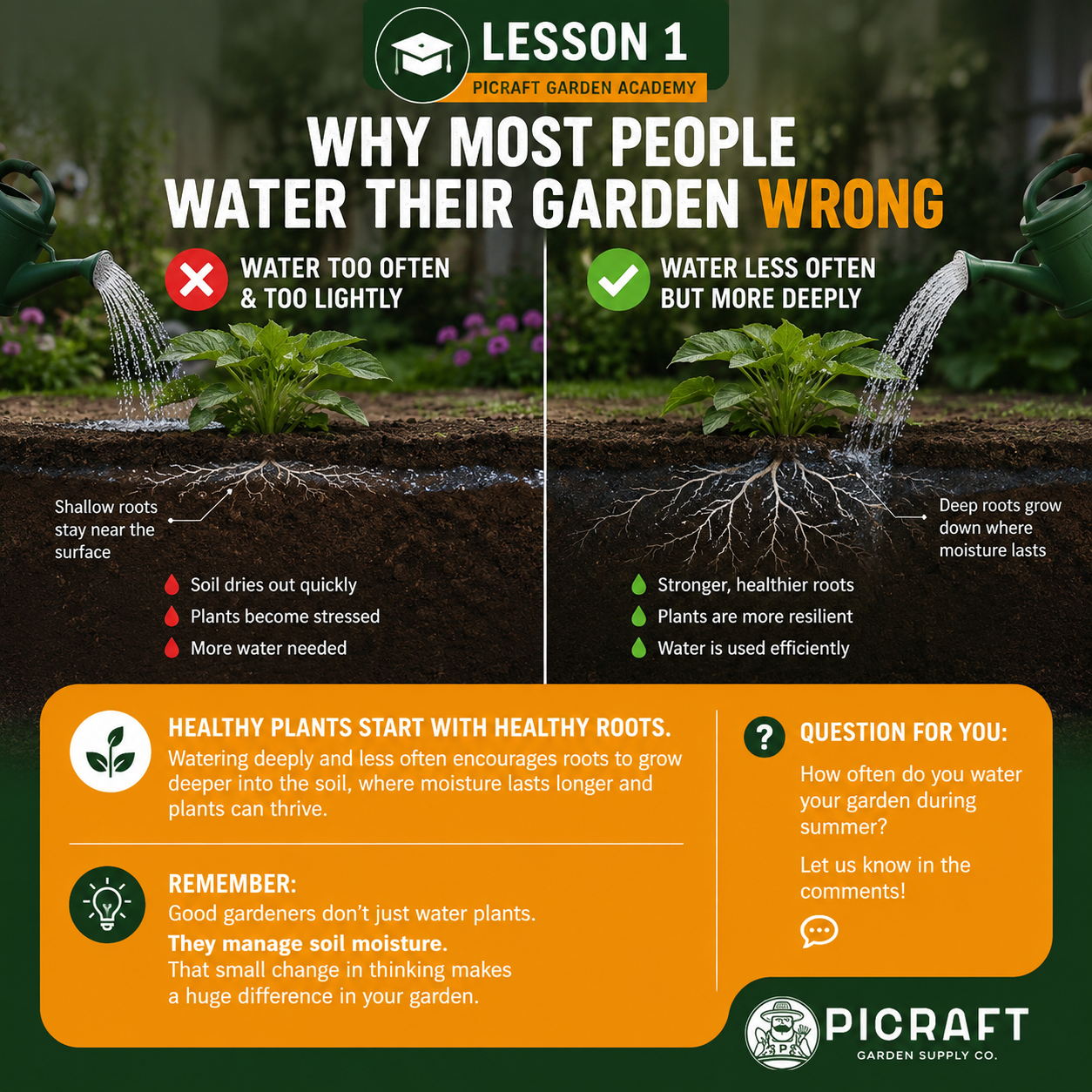 Why Most People Water Their Garden Wrong