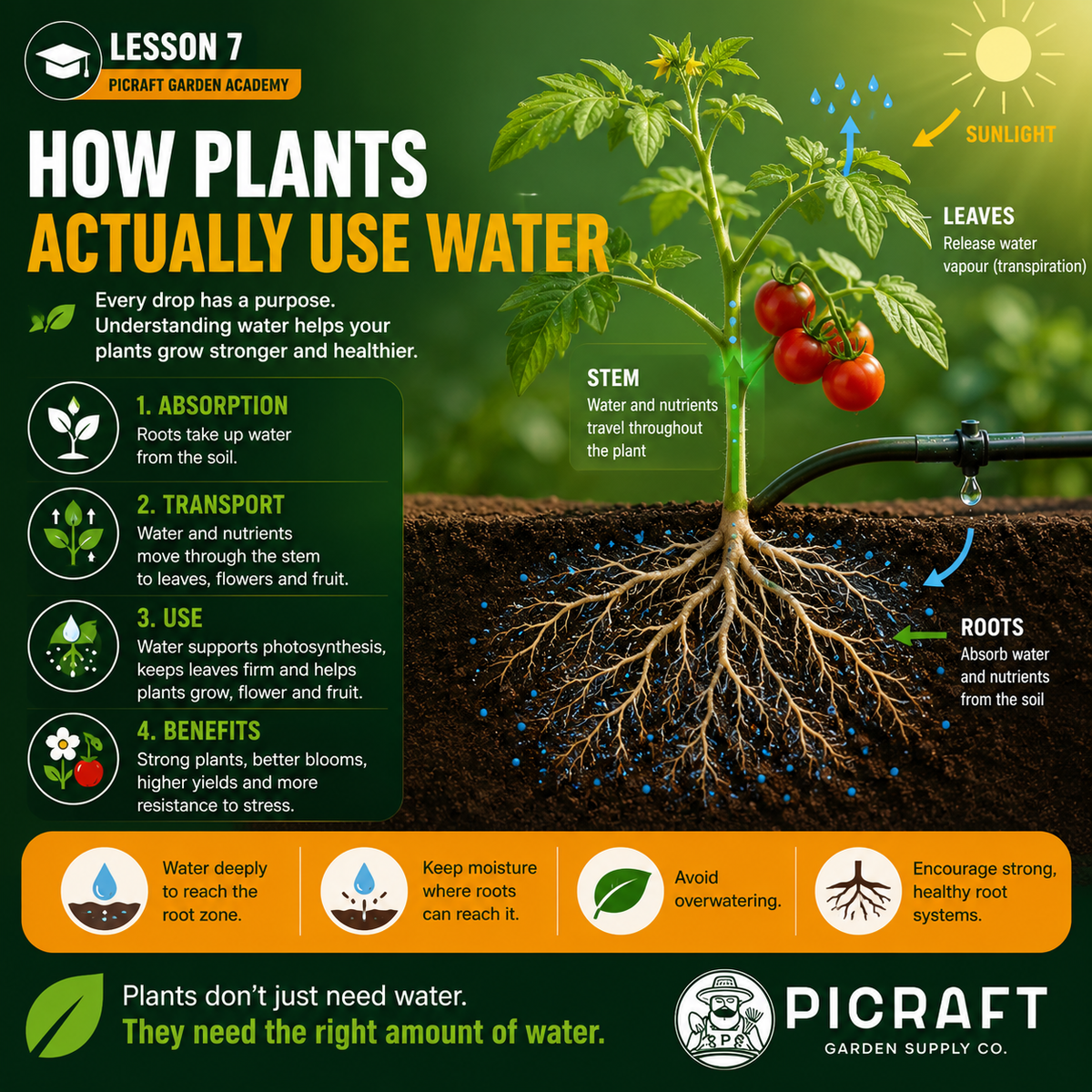 How Plants Actually Use Water