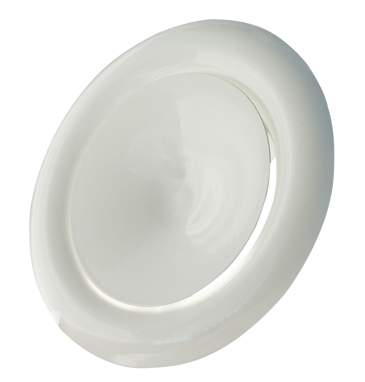 White Metal Extract Ceiling Valve 125mm - Anemostat EV