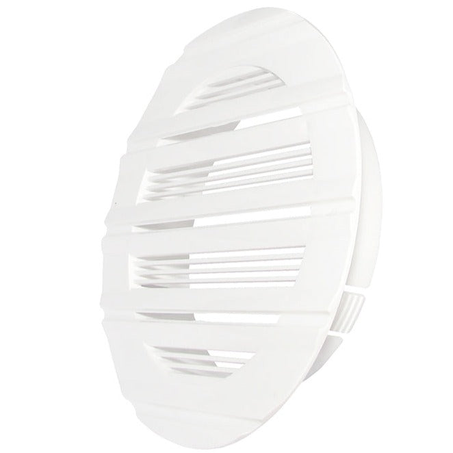 Louvre Vent Round Bella 125mm White