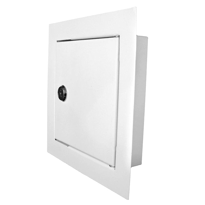 Access Panel Door Metal With Lock, White 400mm x 400mm