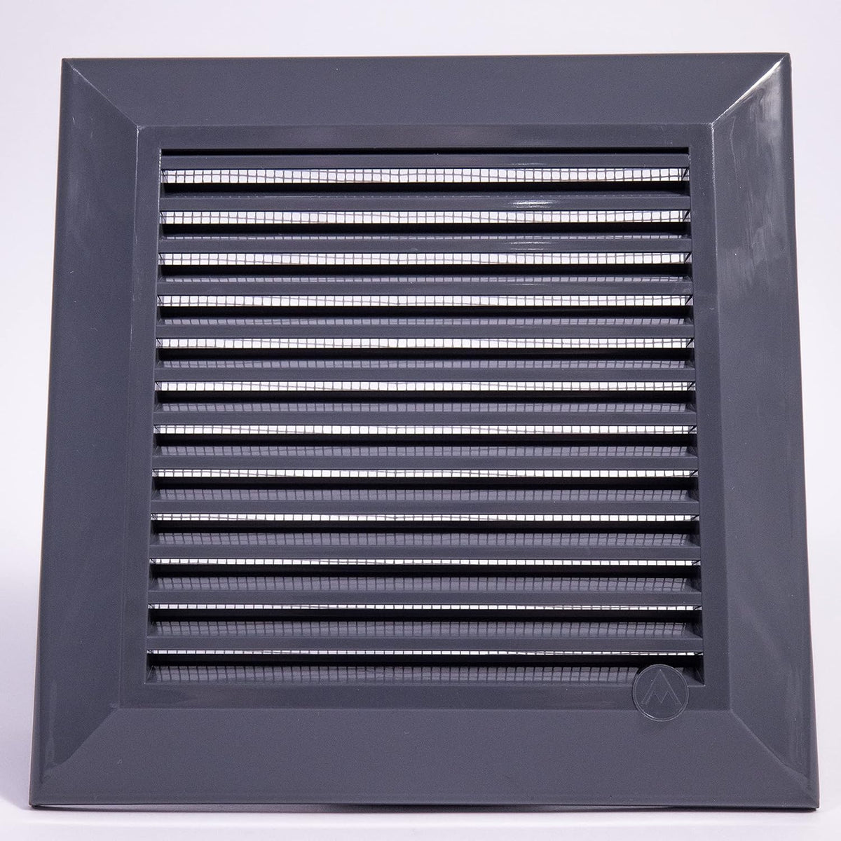 Louvre Vent Graphite Duo Smart 135G 135mm With Fly Mesh