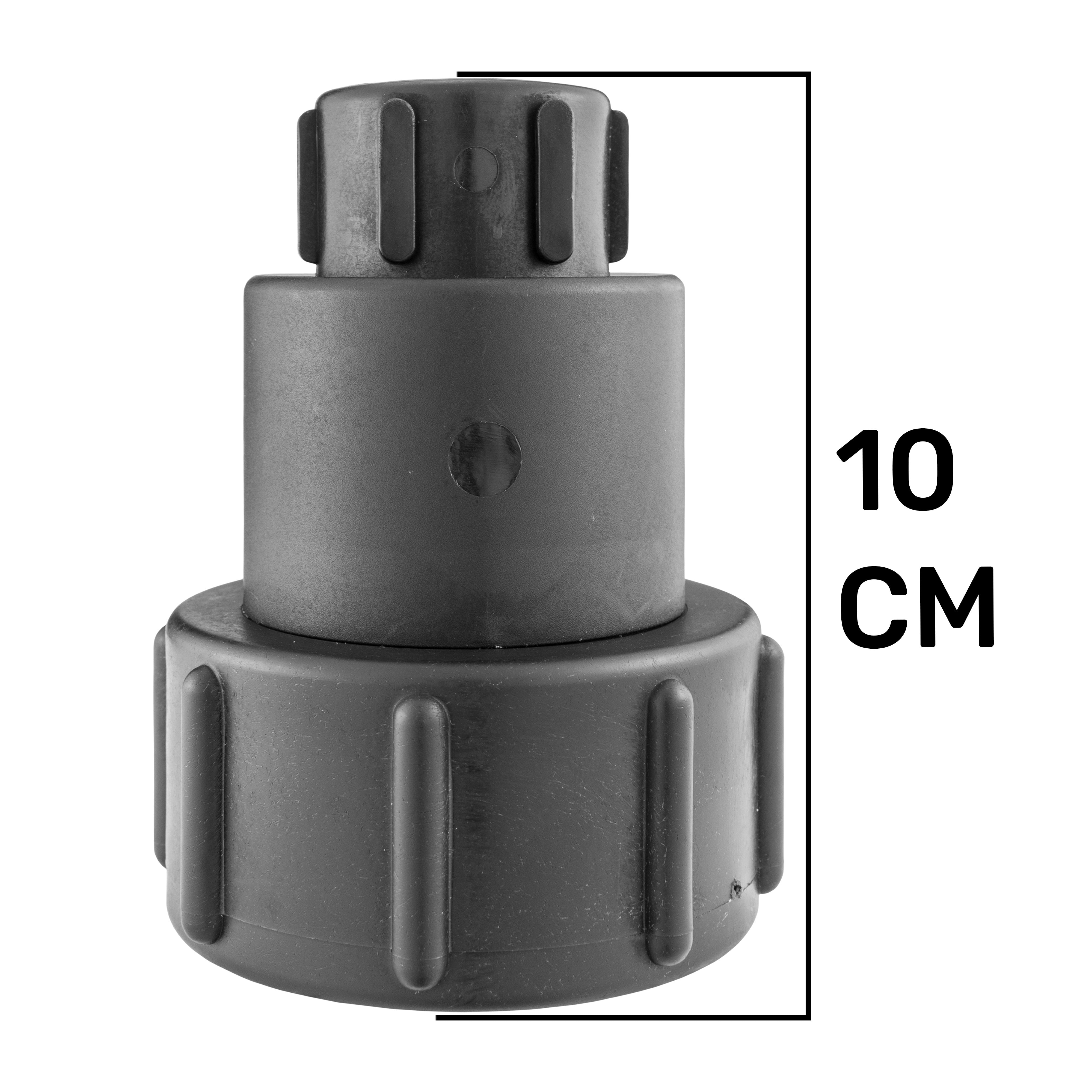 IBC 2” S60X6 - 1/2" BSPF Extender Adaptor with Lever Valve and Geka Type Fitting