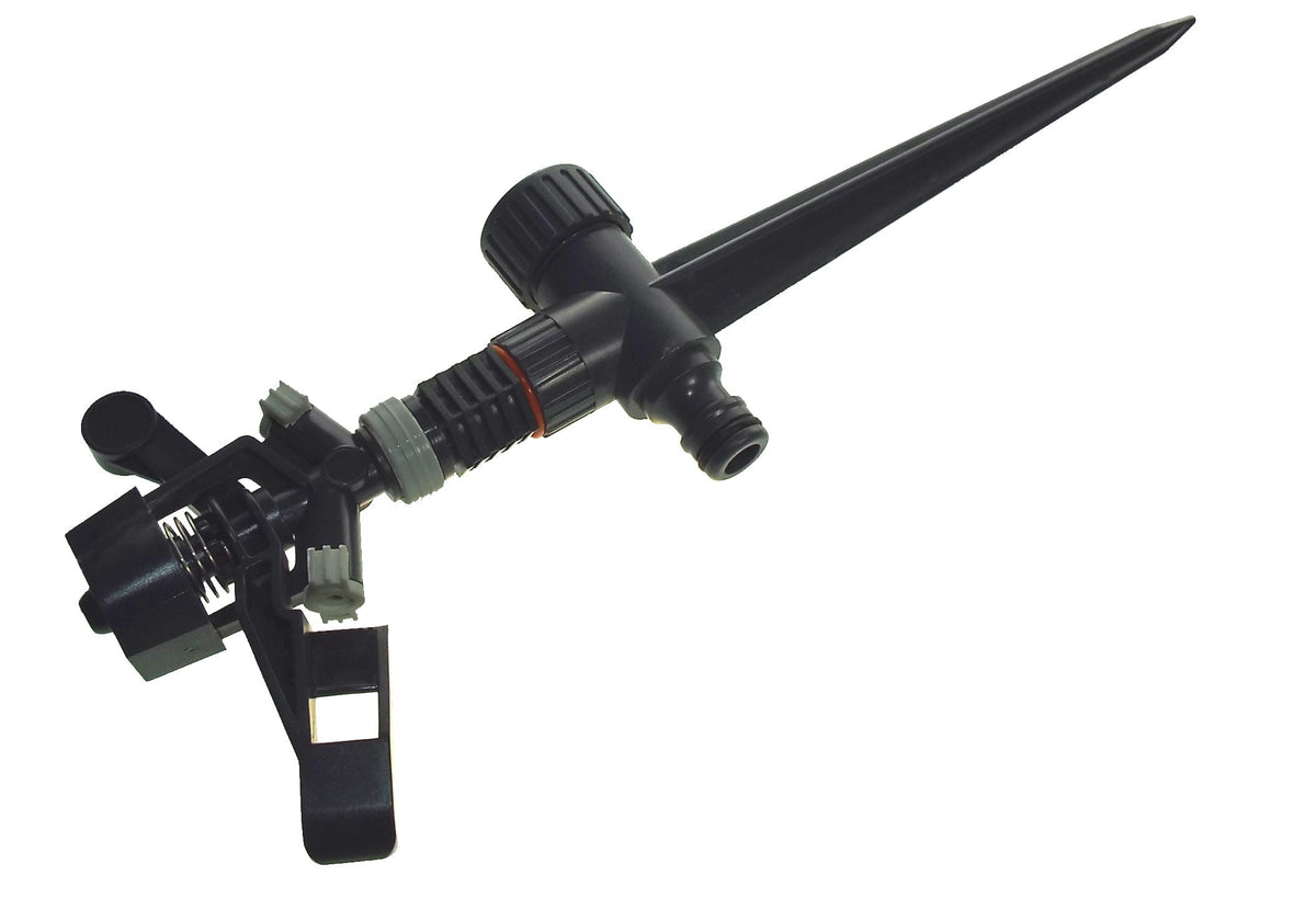 Pulsating Lawn Sprinkler on Spike - White Line