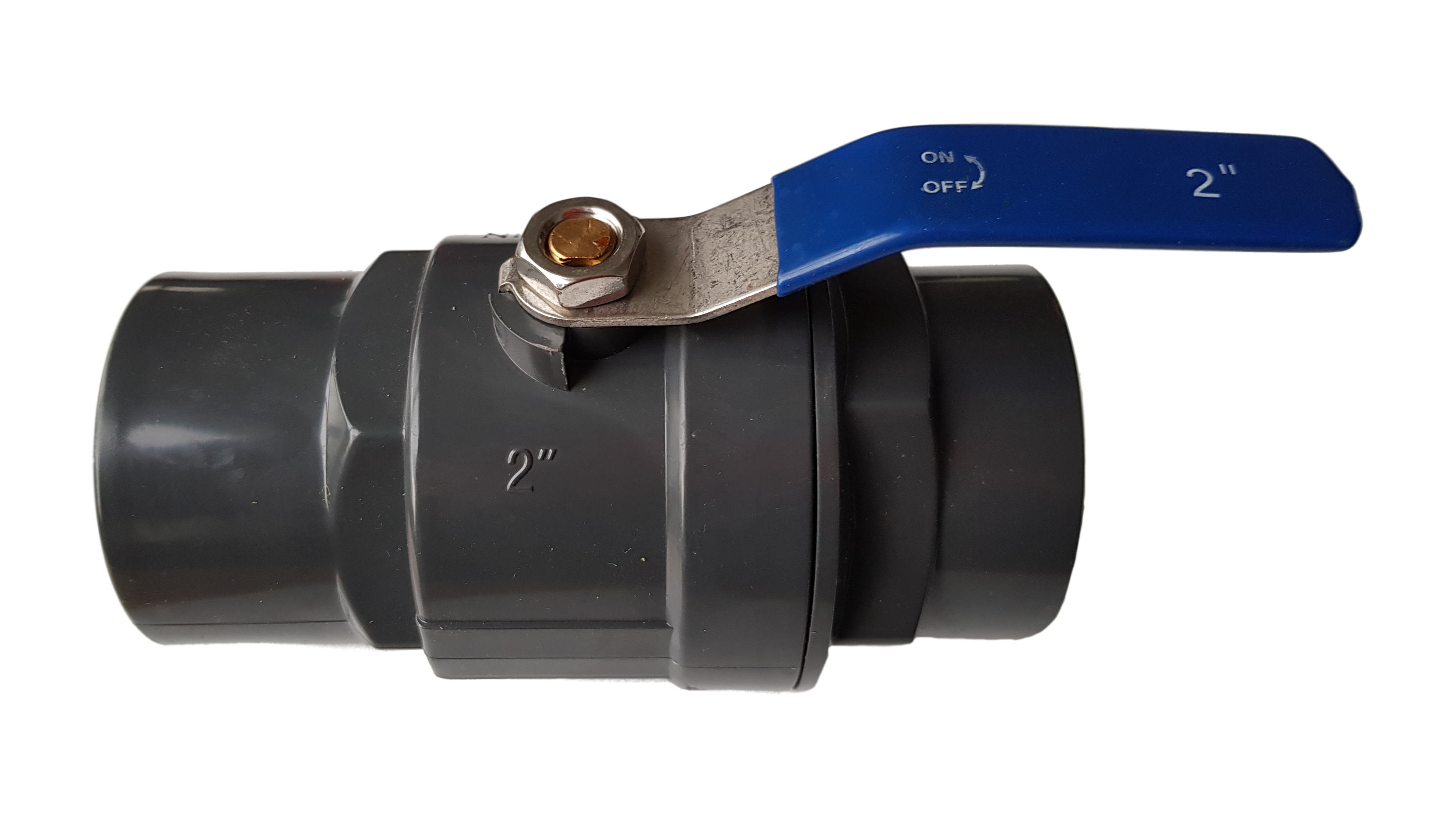 PP 2" BSPF Stopcock with Stainless Steel Ball Valve and Handle
