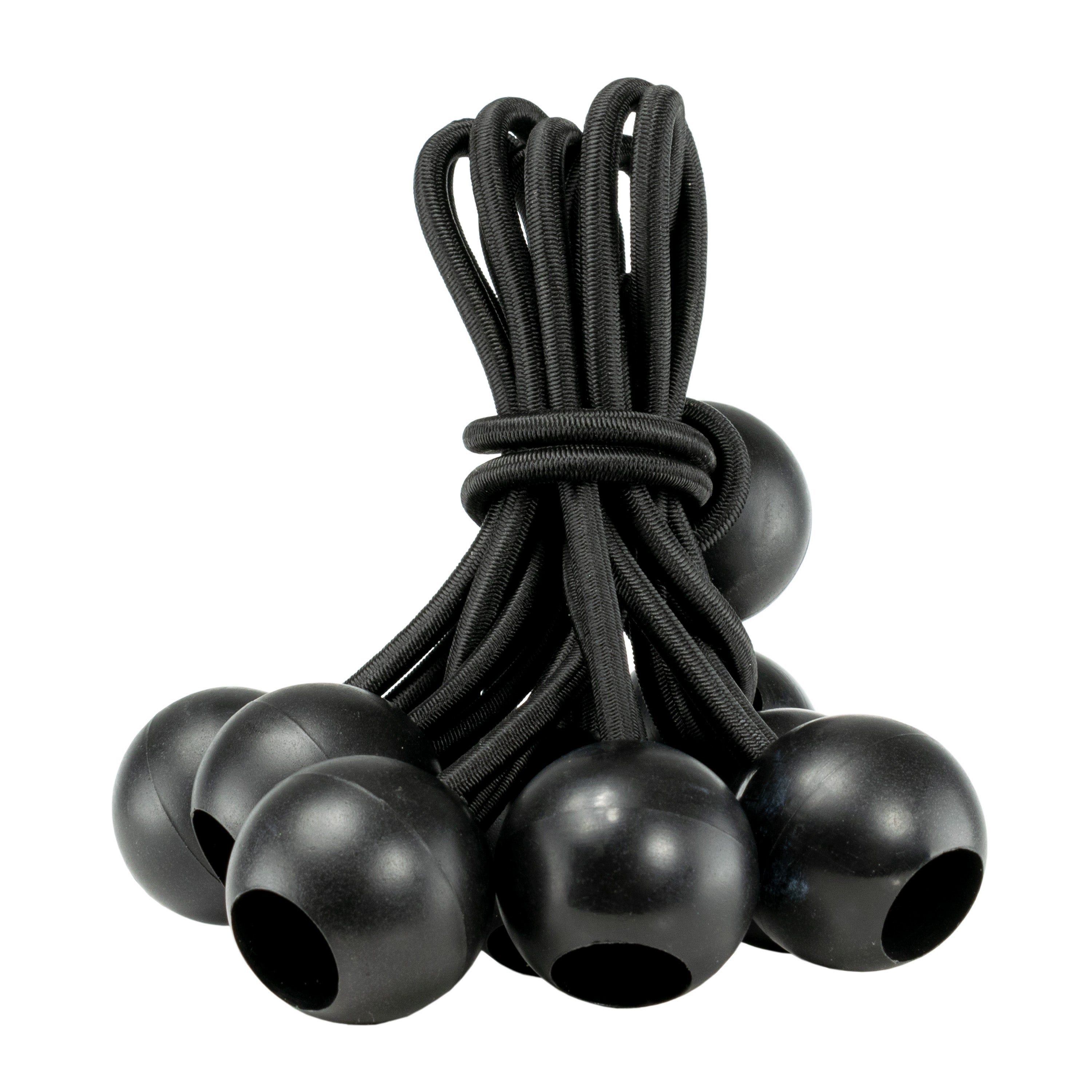 Green S-Grade Tarpaulin with 10 x 6" Bungee Balls (Black)