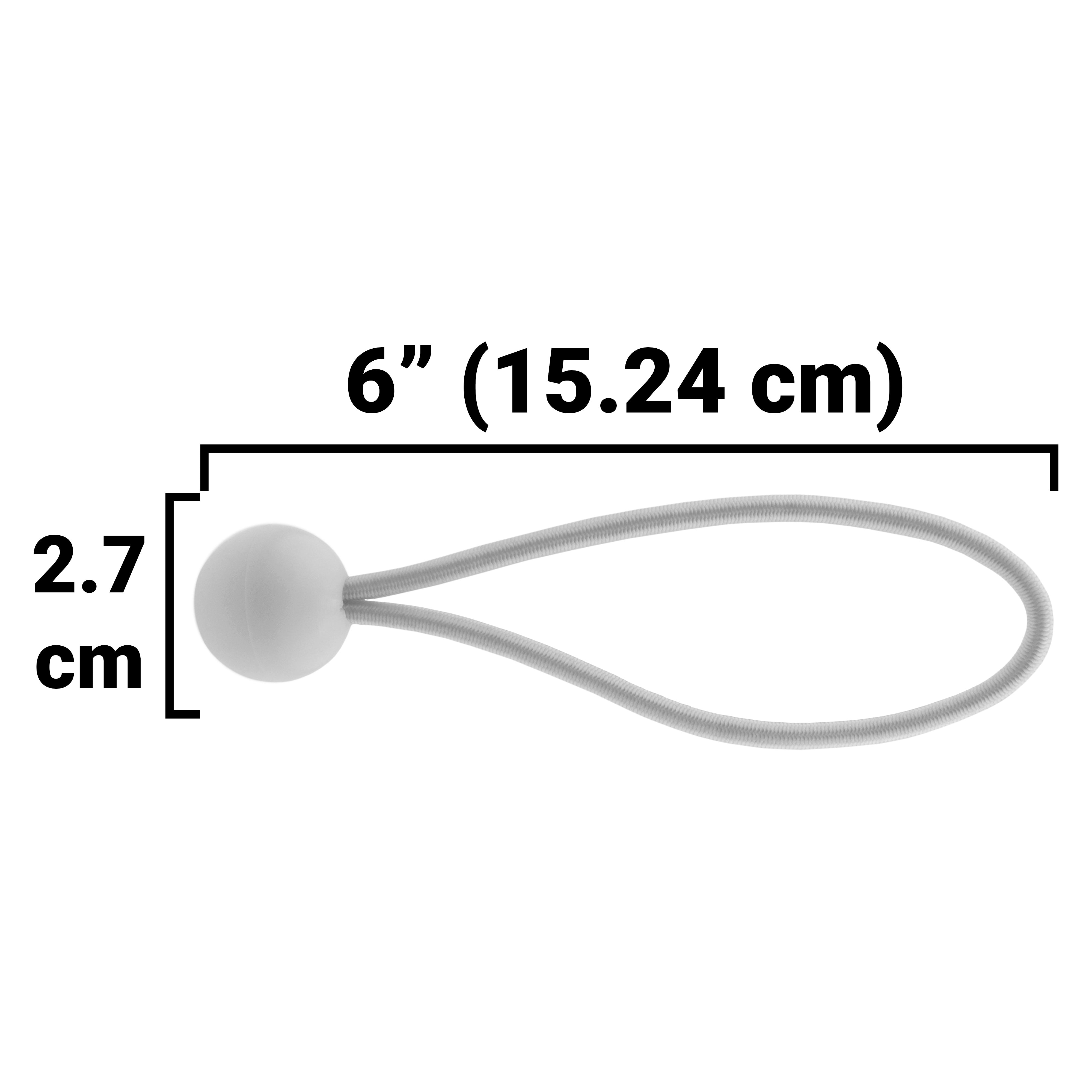 Green M-Grade Tarpaulin with 20 x 6" Bungee Balls (White)