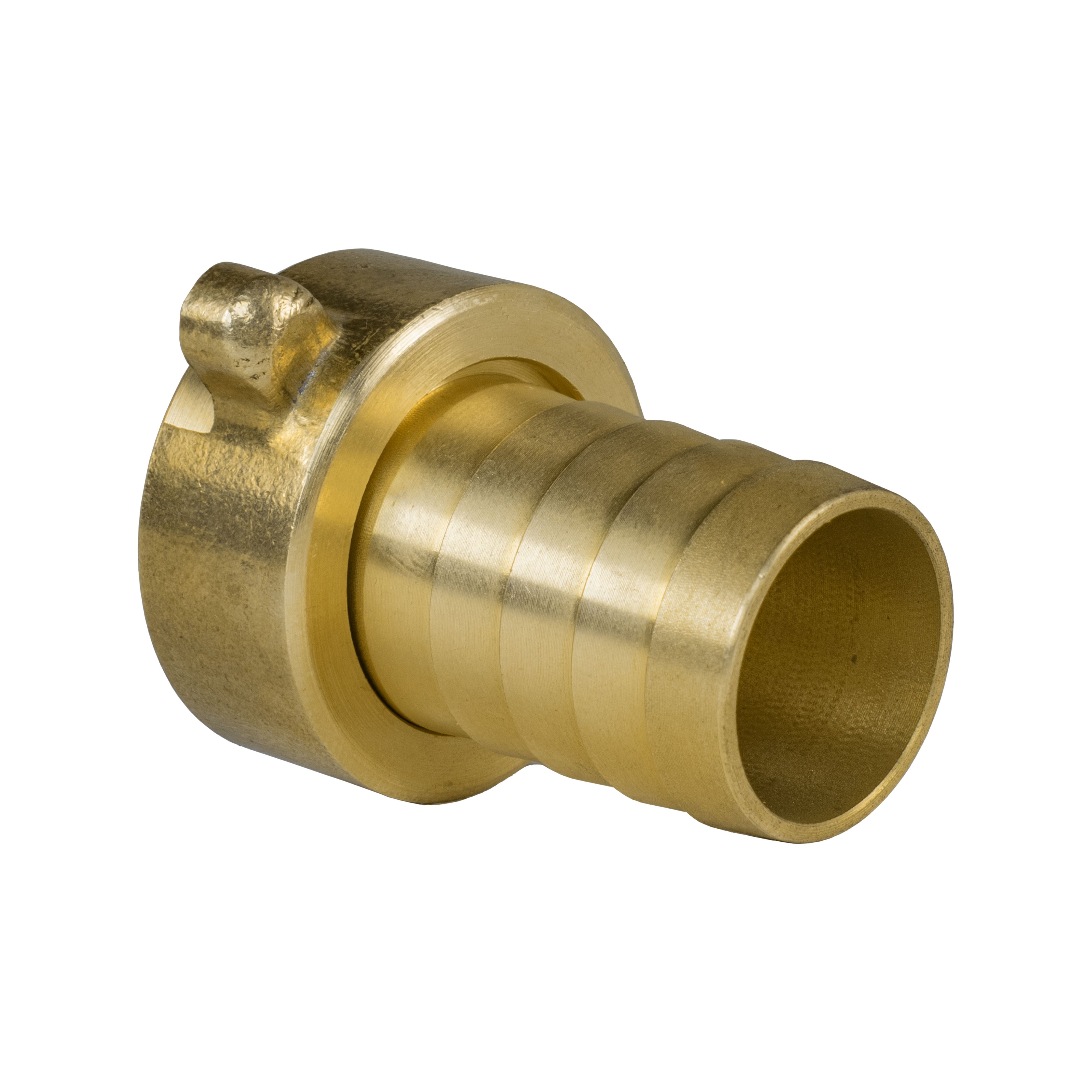 13mm Brass Barb with In-Line BSPM Valve and 19mm Brass Barb